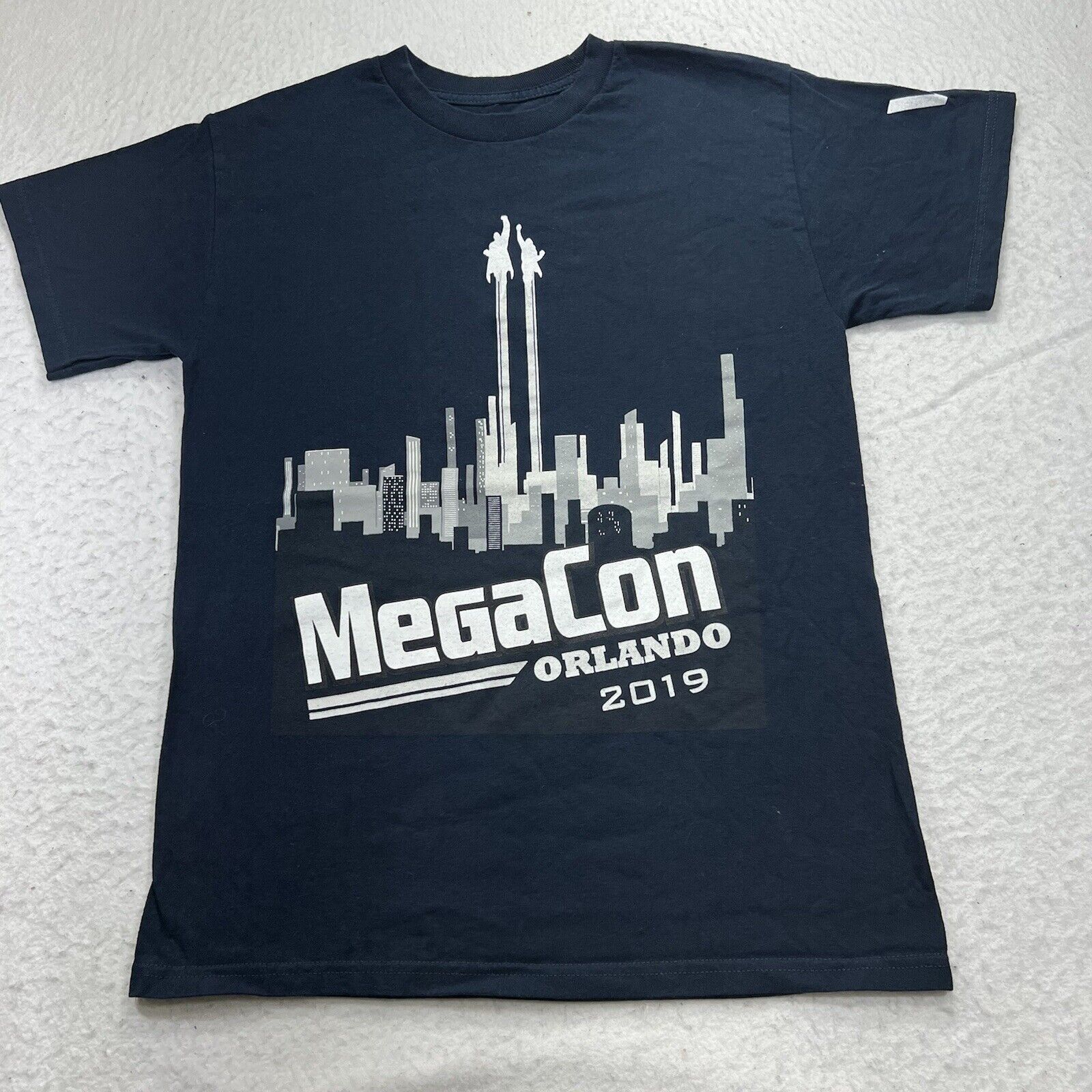 Other MegaCon Orlando FL 2019 Men's S/M Blue White Graphic T Shirt Size US S / EU 44-46 / 1 - 1 Thumbnail