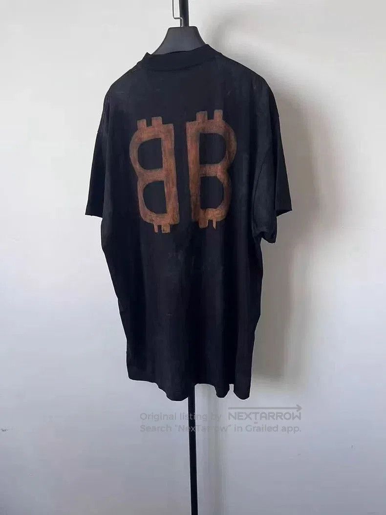 Balenciaga Balenciaga Solid Letter Print Short Sleeve T-shirt. Size US XS / EU 42 / 0 - 2 Thumbnail