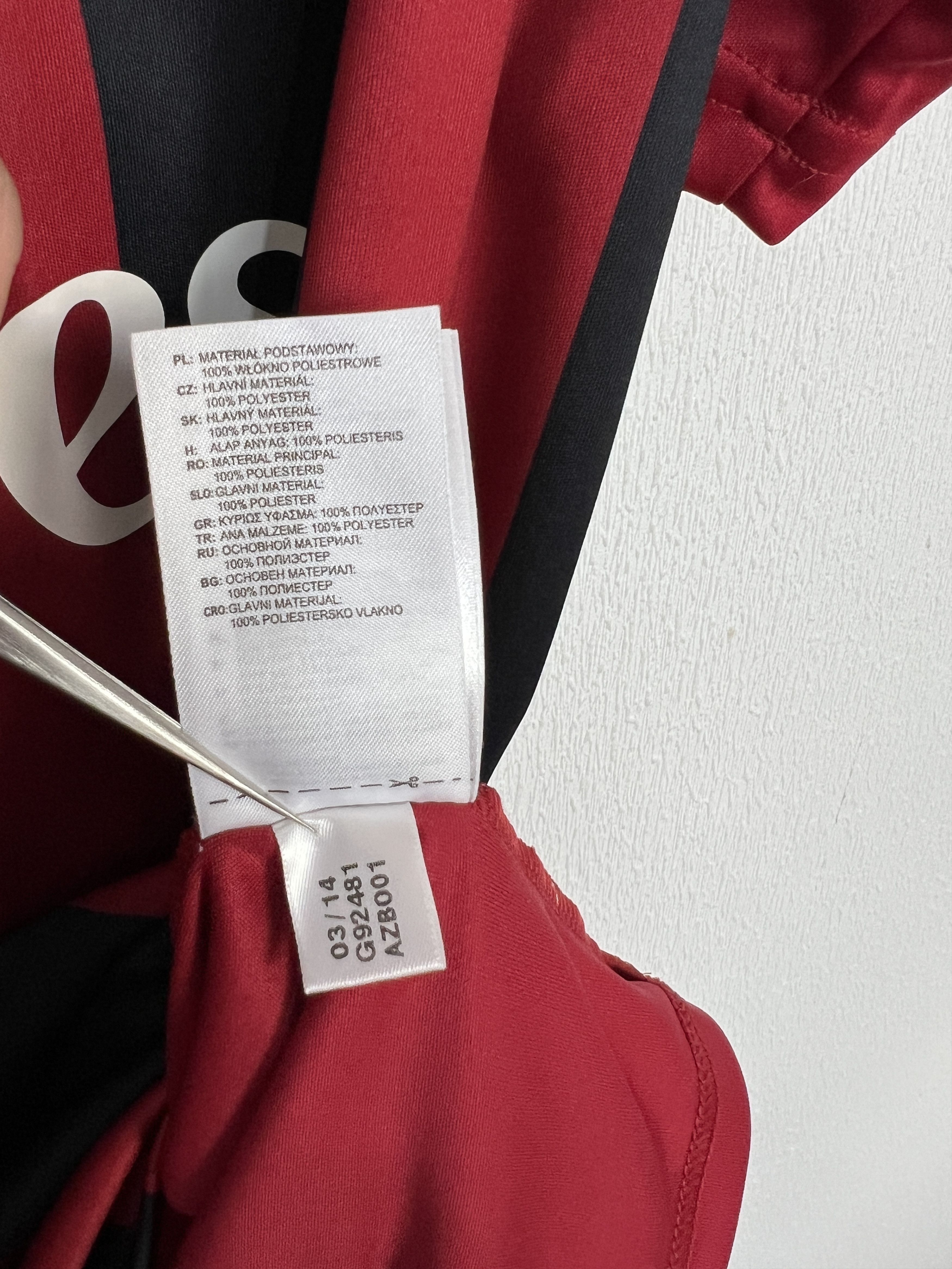 Adidas AC Milan Home football shirt 2014 Soccer Adidas Jersey Mens Size US L / EU 52-54 / 3 - 9 Thumbnail