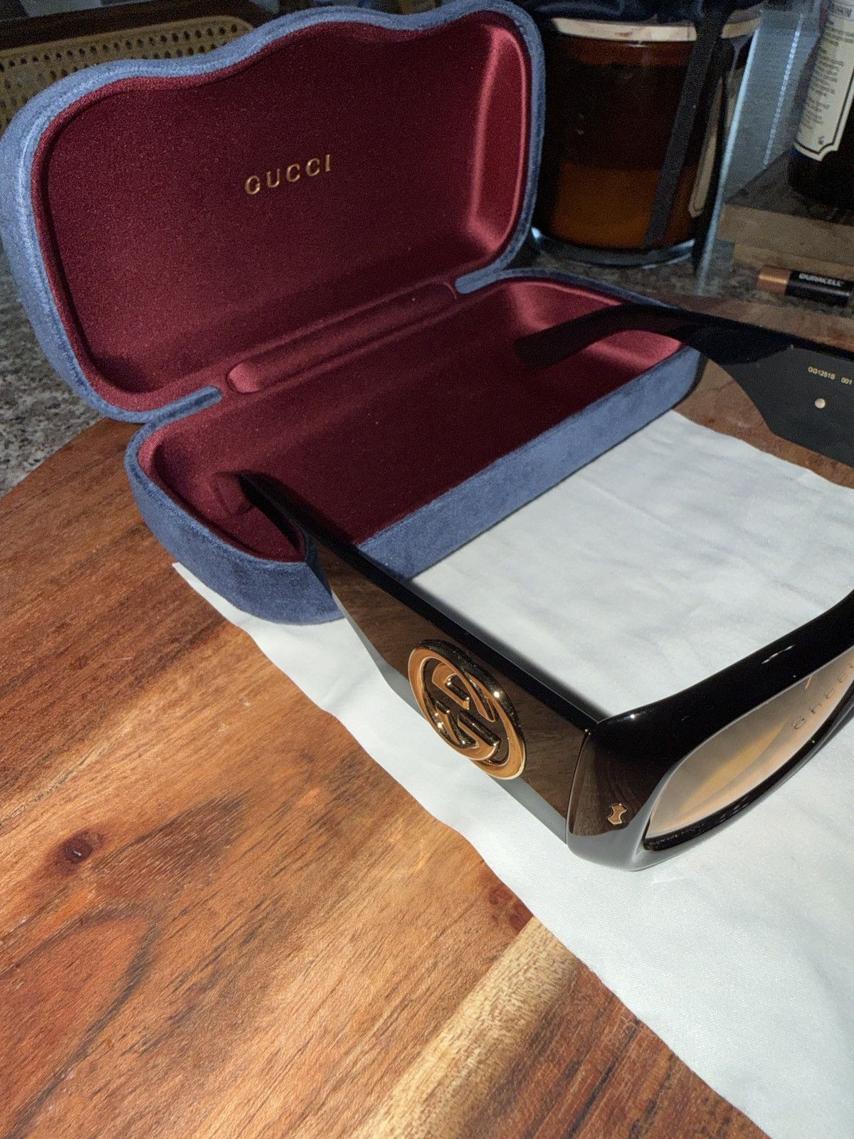 Gucci Gucci GG1215S 004 Sunglasses Black Frame Size ONE SIZE - 11 Thumbnail