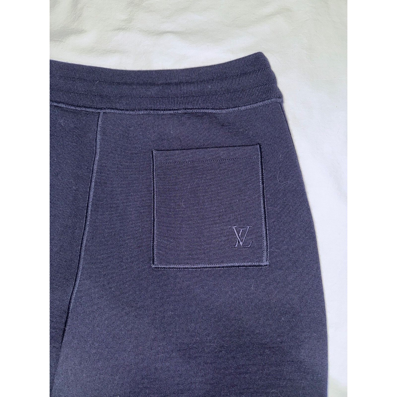 Louis Vuitton Louis Vuitton Reversible Monogram Pants Bleu Nuit Logo Wool Size US 34 / EU 50 - 11 Thumbnail