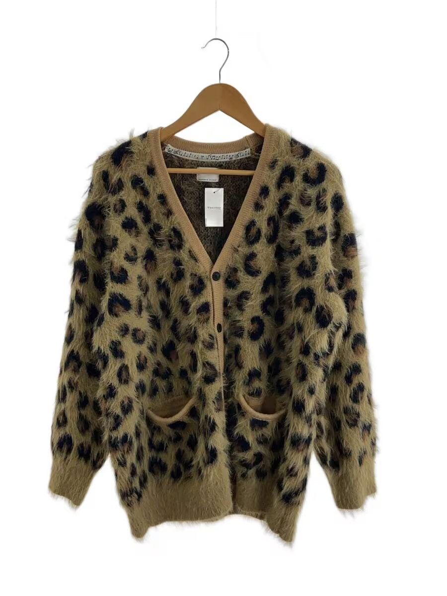 Number (N)ine Fluffy Leopard Knit Cardigan Size US L / EU 52-54 / 3 - 1 Thumbnail