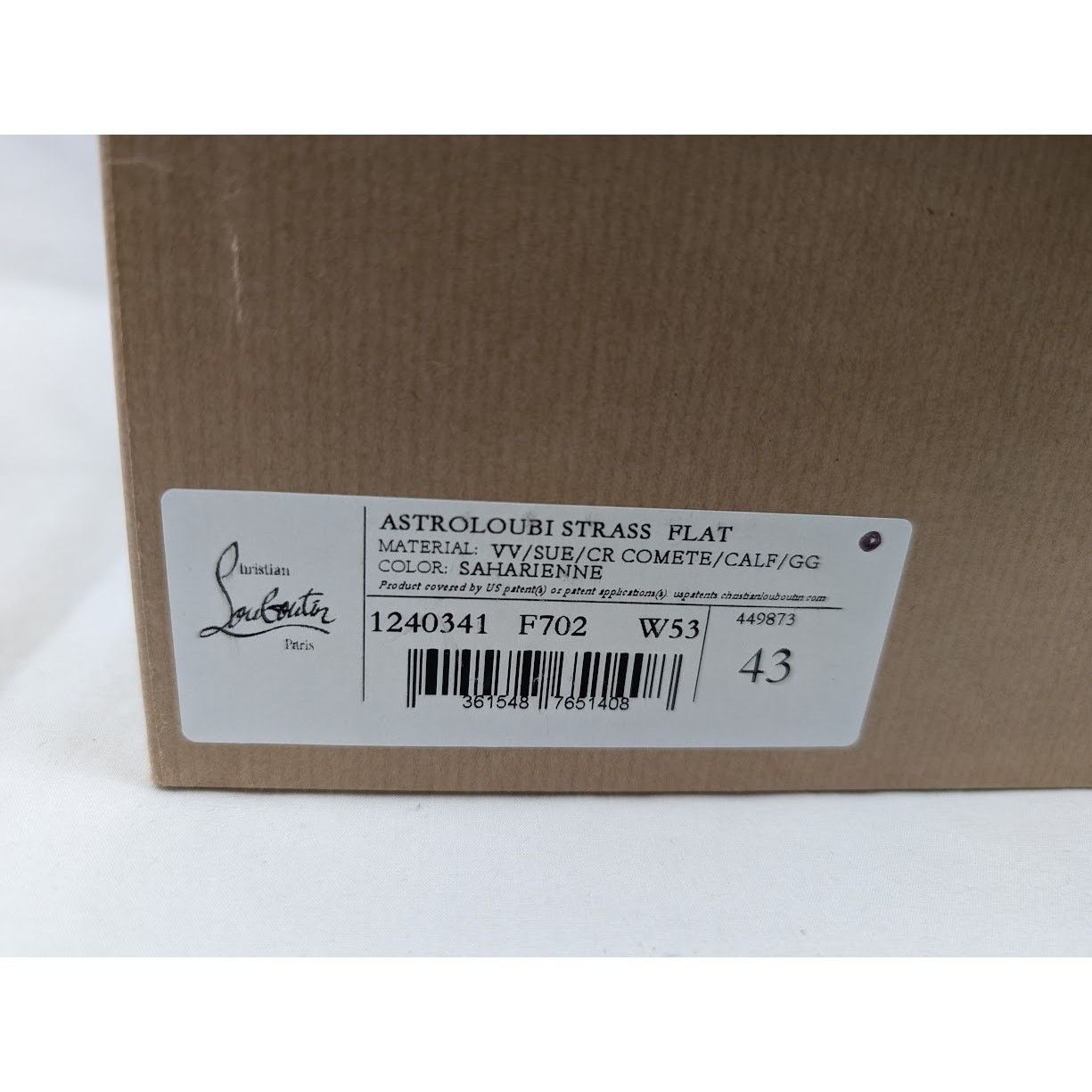 Christian Louboutin o1rshd1 Astro Loubi Strass Flat Sneakers in Saharienne Size US 10 / EU 43 - 20 Thumbnail