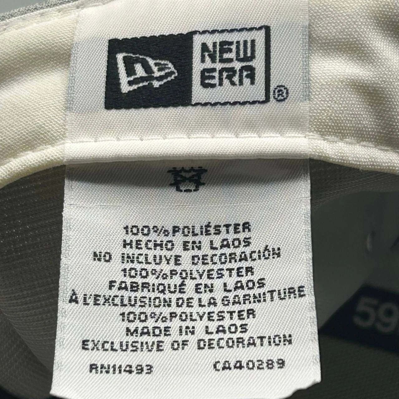 New Era Toronto Blue Jays Hat Men 7 1/4 Gray MLB Fitted Cap Size ONE SIZE - 8 Thumbnail