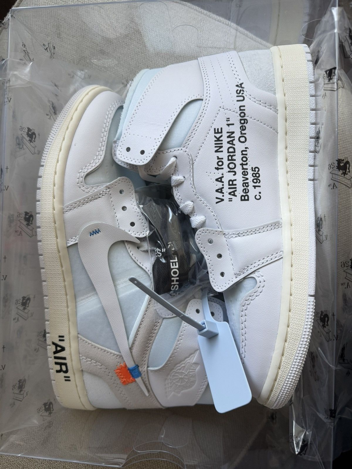 Nike × Off-White Air Jordan 1 High Virgil Abloh Archive “Alaska” Sz 10 DS Size US 10 / EU 43 - 19 Thumbnail