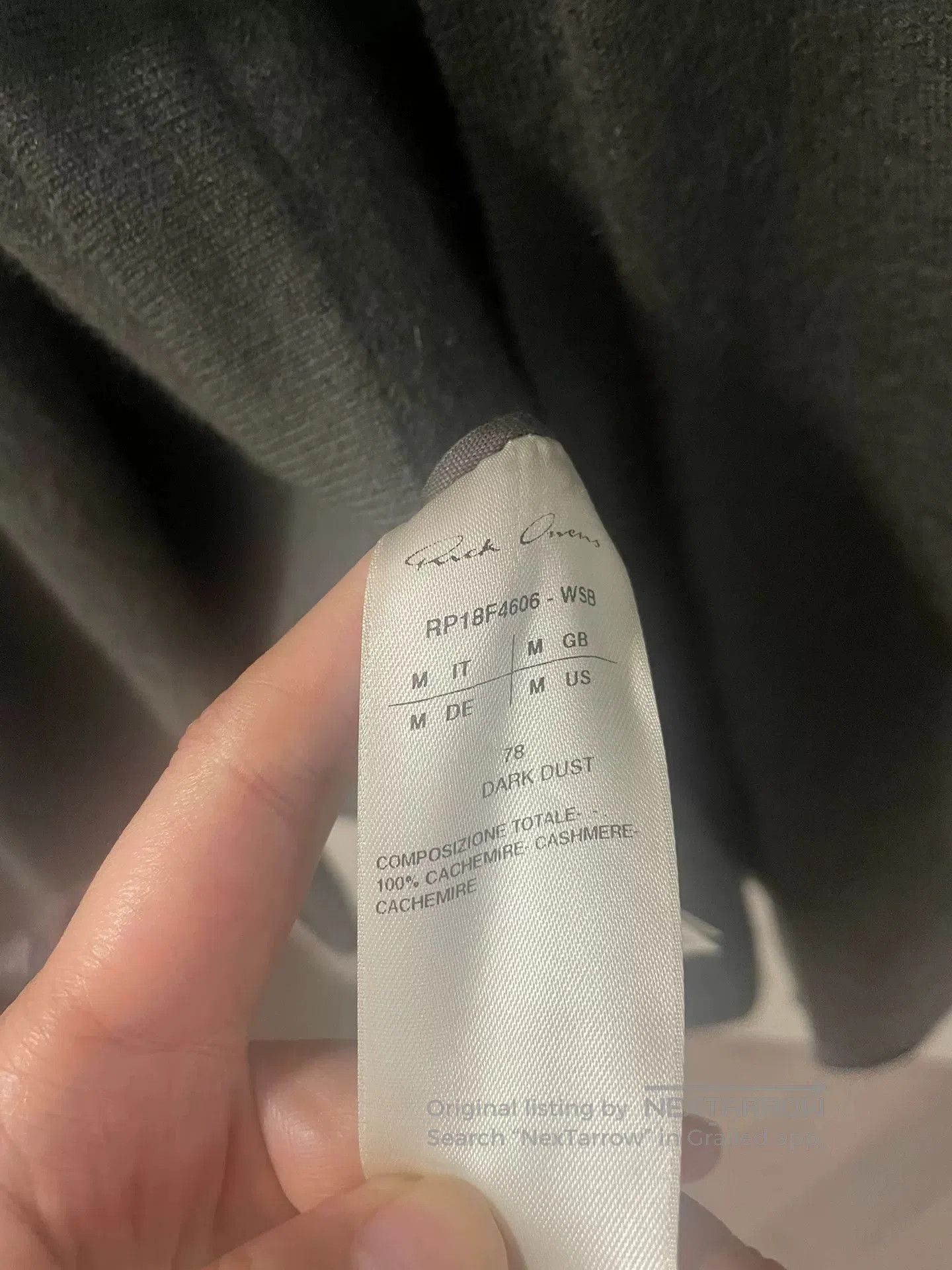 Rick Owens Rick Owens Knit Vest. Size US M / EU 48-50 / 2 - 3 Thumbnail