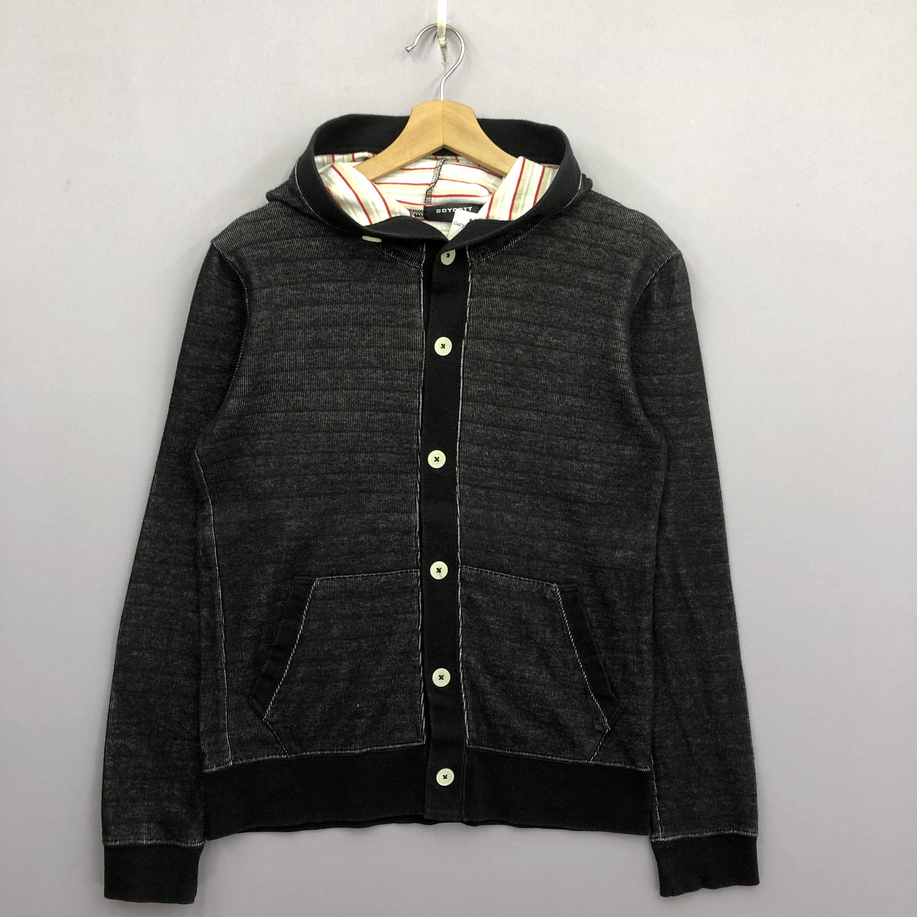 Japanese Brand Vintage Japanese Hoodie Sweater Boycott Cardigan Sweatshirt Size US M / EU 48-50 / 2 - 1 Thumbnail