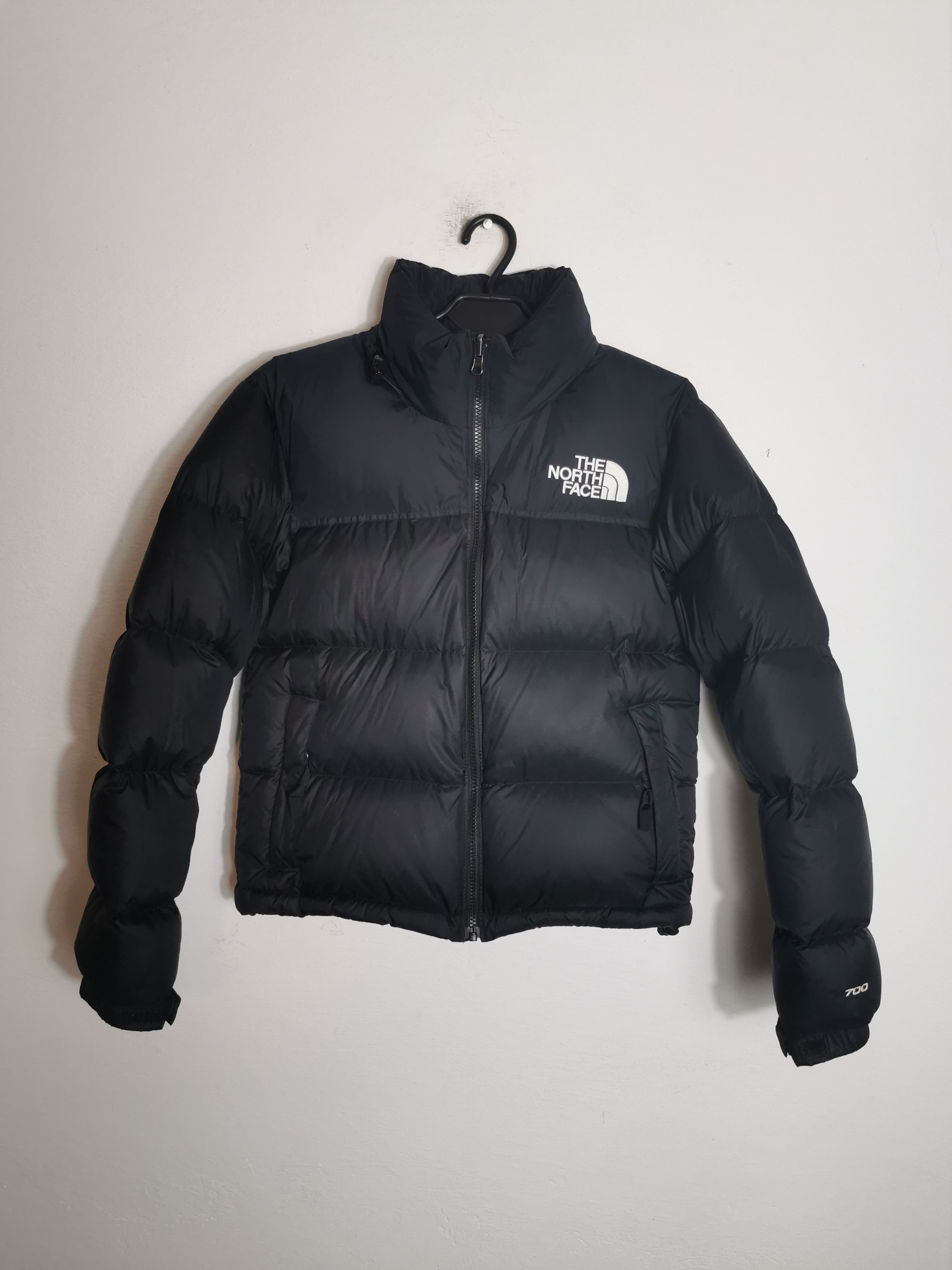 image of The North Face Nuptse 1996 Retro Vintage Puffer Jacket in Black, Women's (Size XS)