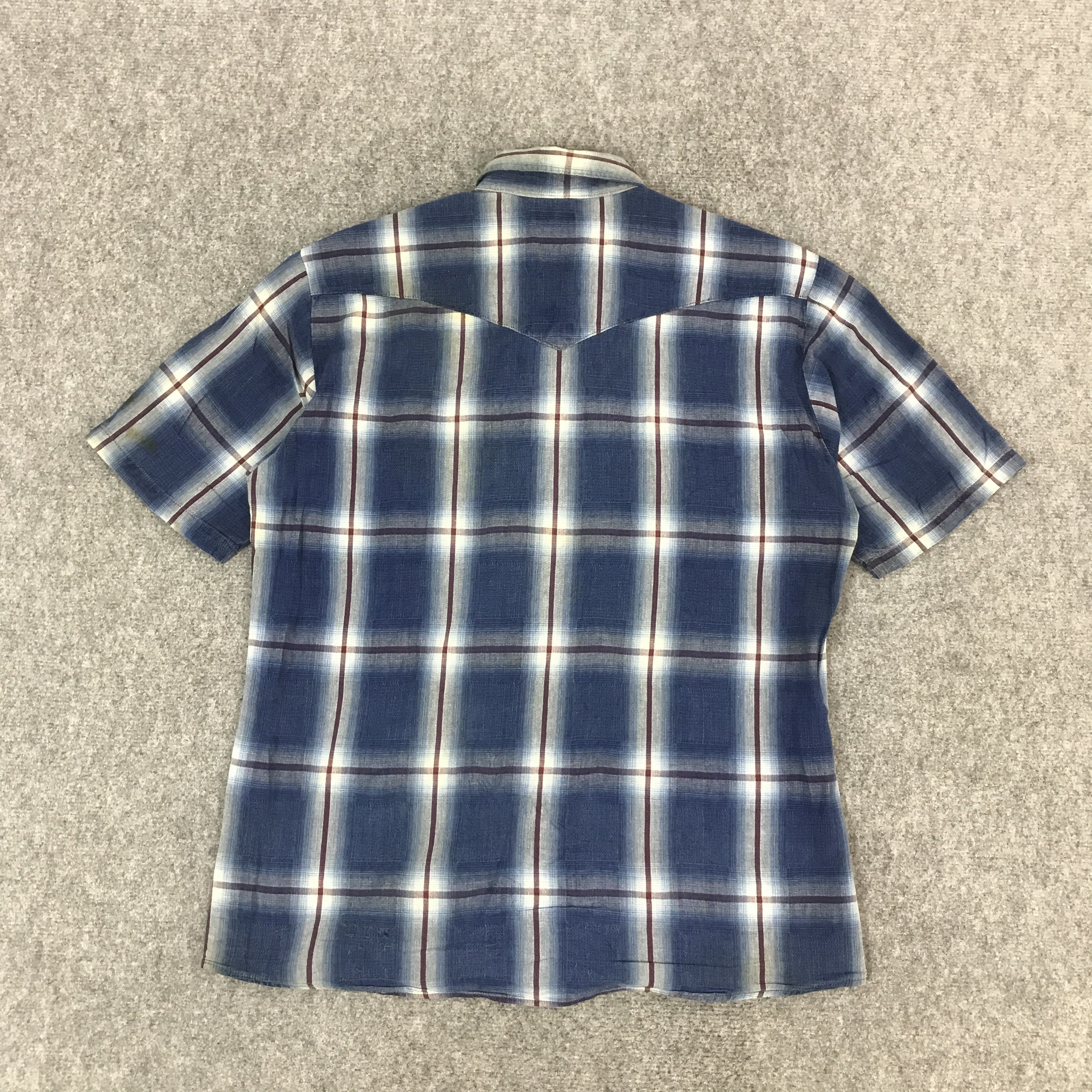 Blue Blue Japan × Japanese Brand BLUE BLUE JAPAN TARTAL DESIGN BUTTON UP SHIRTS Size US L / EU 52-54 / 3 - 2 Thumbnail