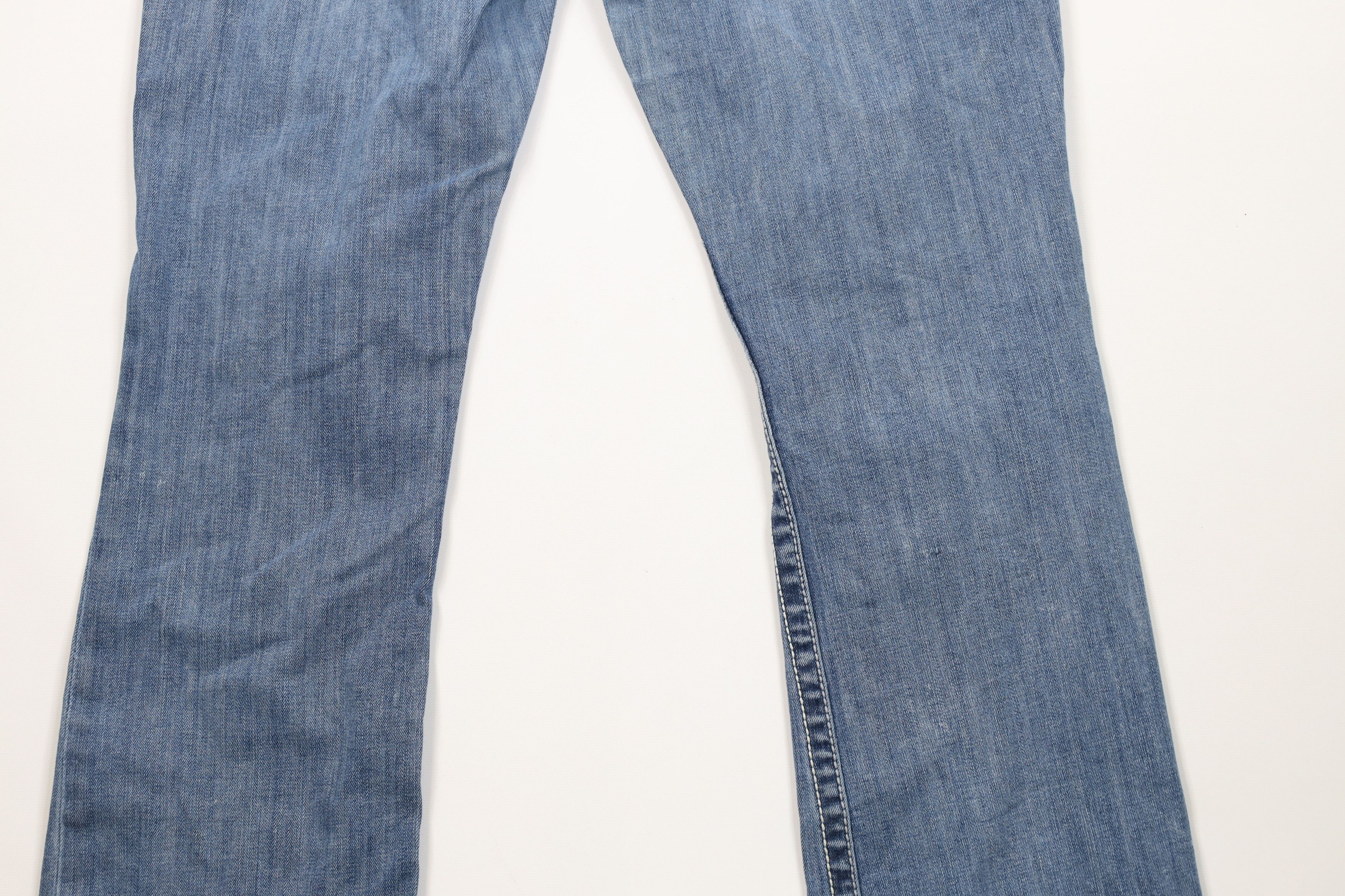 Vintage Buckle BKE Sabrina Stretch Flared Wide Leg Denim Jeans Blue Size 31" - 13 Thumbnail
