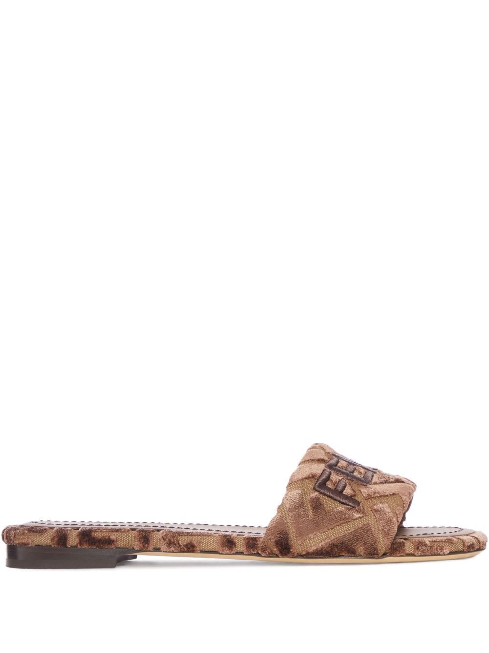 Fendi FENDI SUNSHINE VELVET SANDALS Size US 6 / IT 36 - 1 Thumbnail