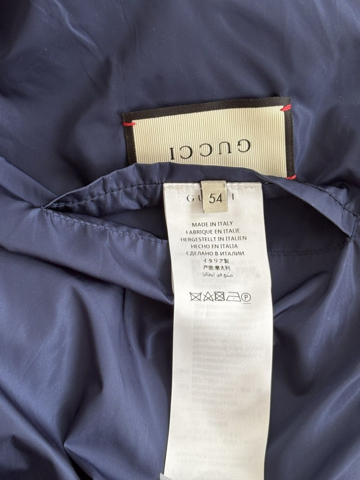 Gucci Gucci Rain Jacket with Snake and Space Motifs Size US L / EU 52-54 / 3 - 6 Thumbnail