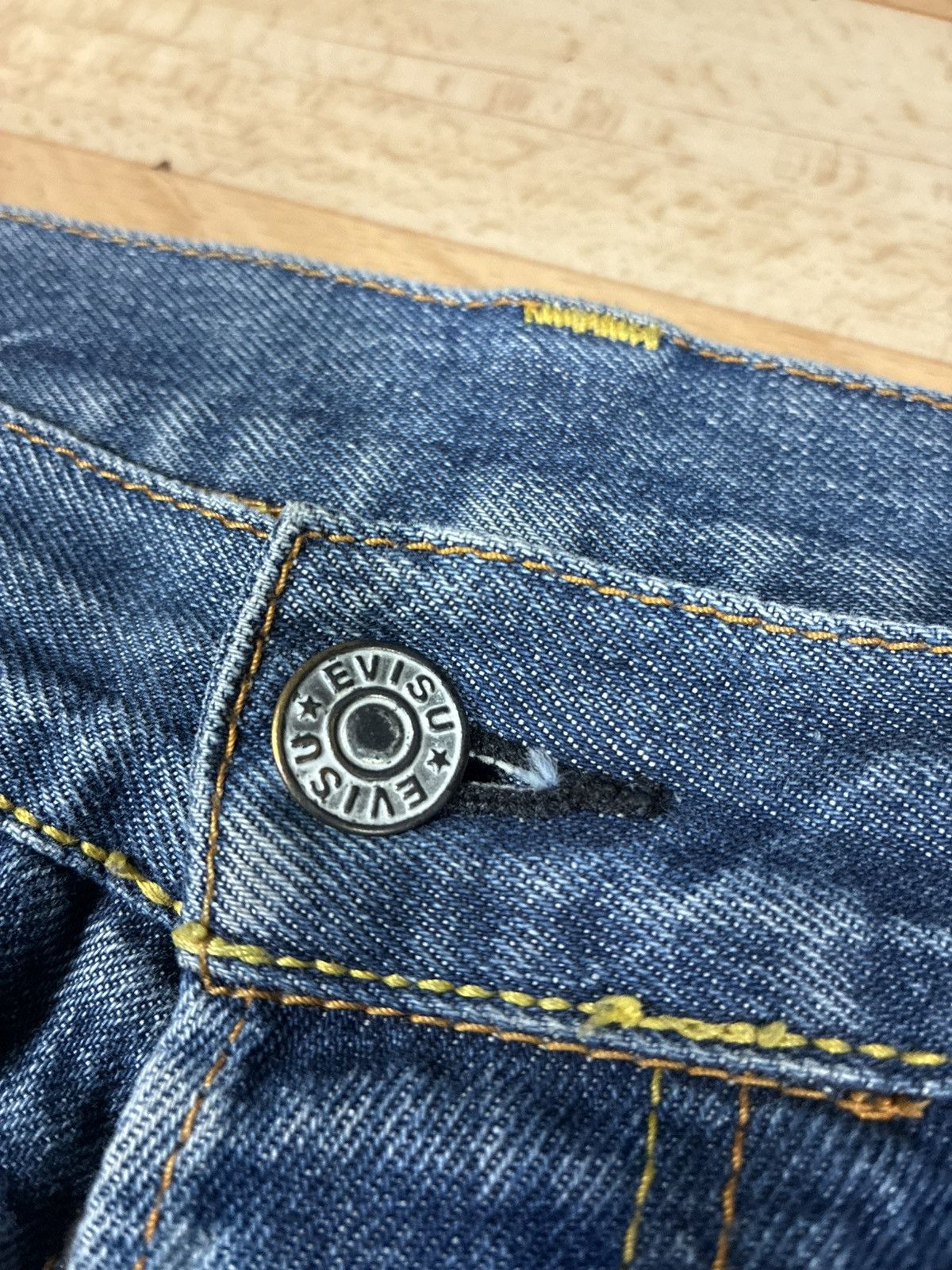 Evisu Mens Vintage Evisu Japan Style Jeans Pants Selvedge Size M Size US 32 / EU 48 - 4 Thumbnail