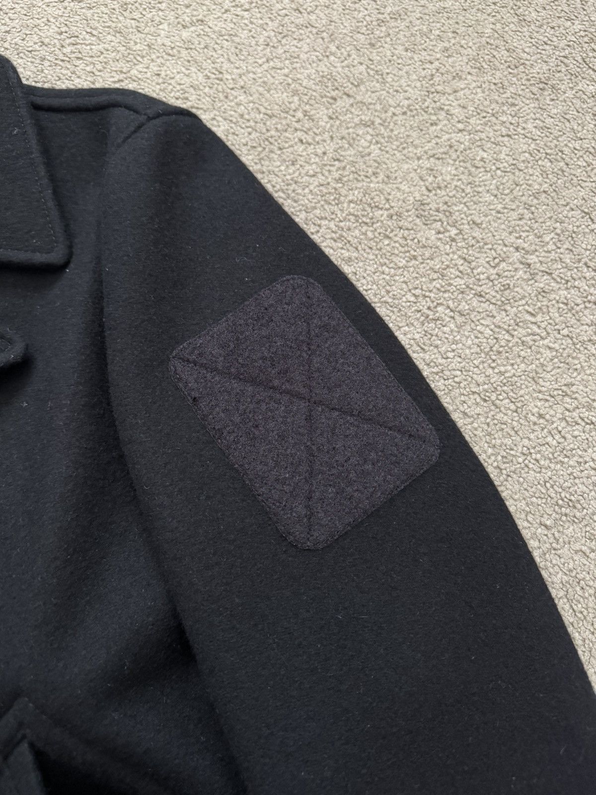 Undercover AW10 Undercover "Avakareta Life" Wool Patch Peacoat Size US M / EU 48-50 / 2 - 7 Thumbnail