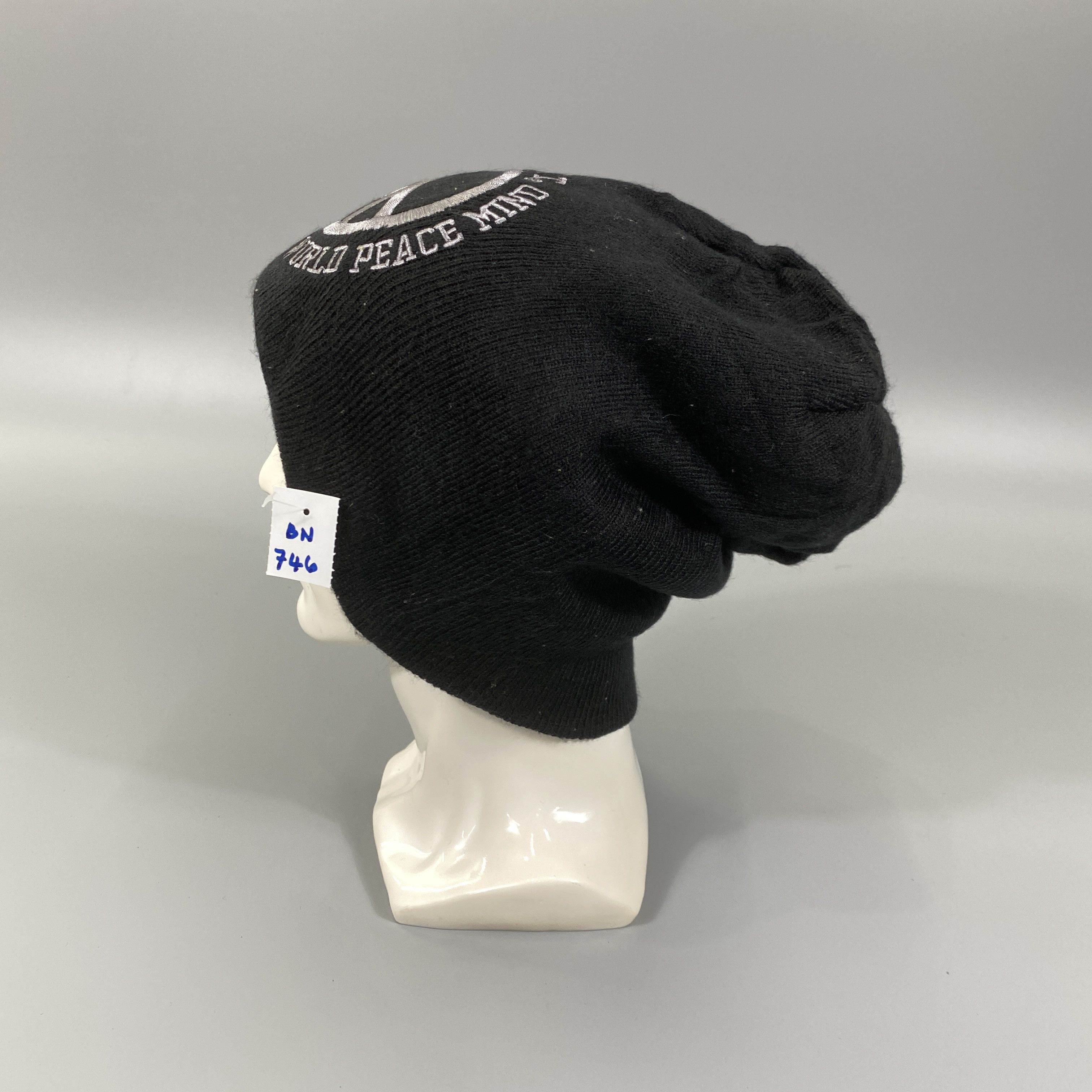 Japanese Brand Peace Project Double Sided Beanie -BN746 Size ONE SIZE - 2 Thumbnail