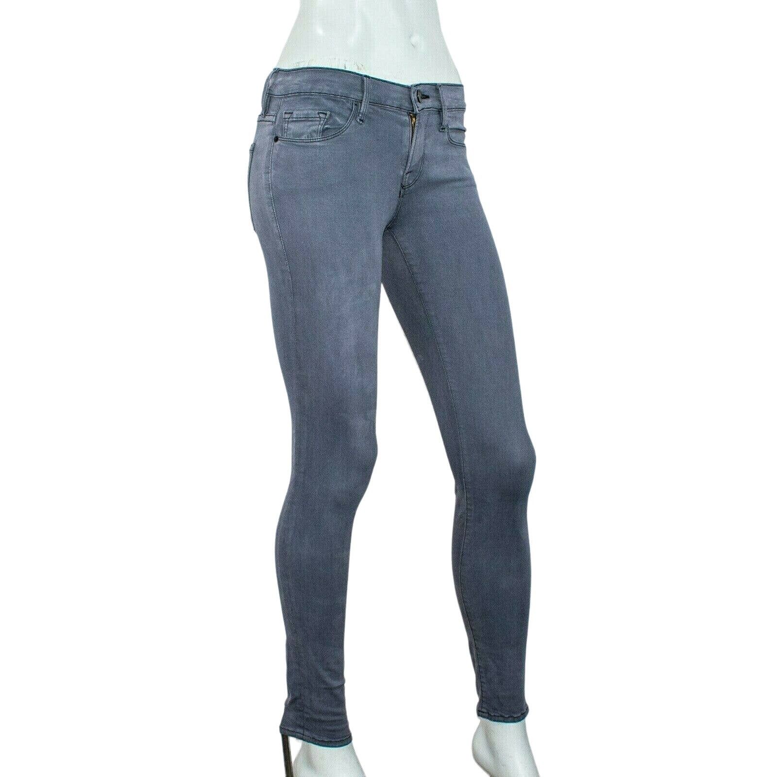 Frame FRAME Denim Le Skinny de Jeanne Jeans in Gray Squid ink Size 24" / US 00 / IT 34 - 1 Thumbnail