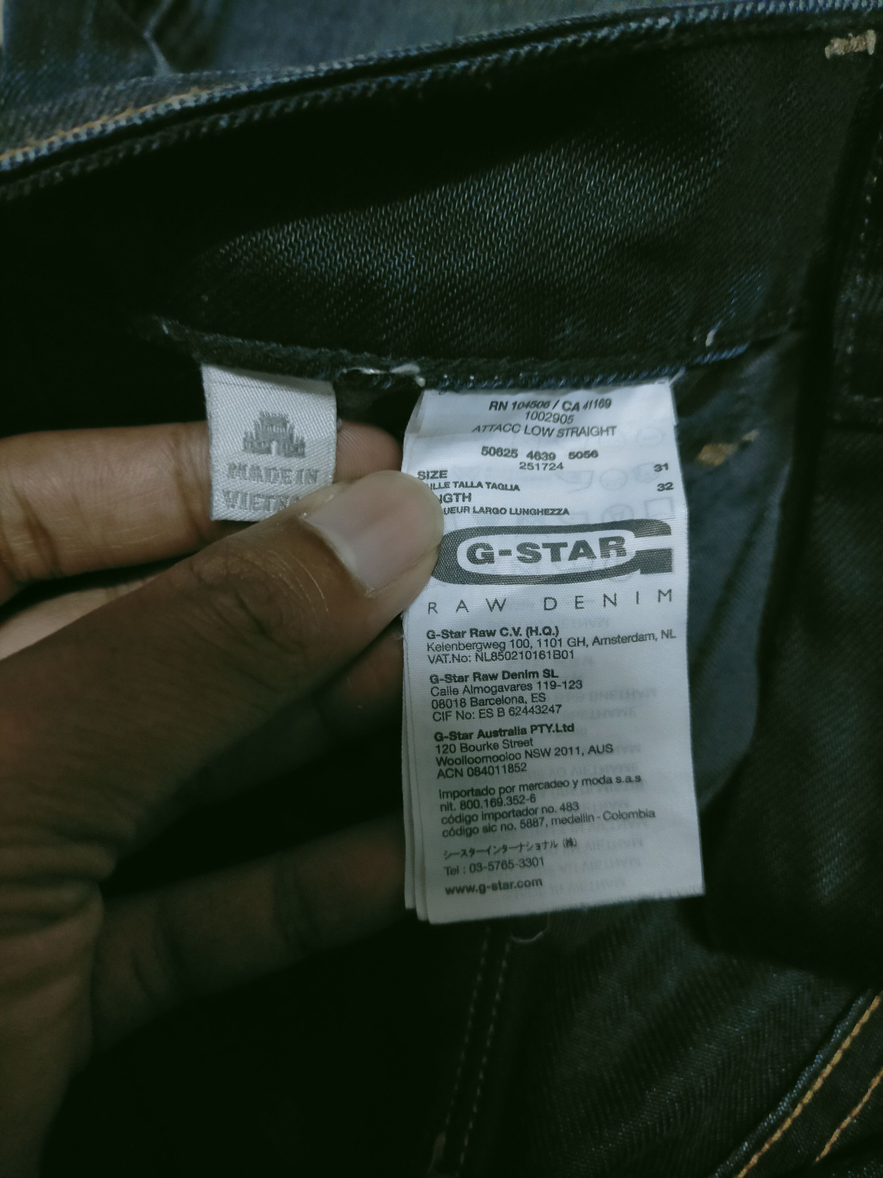 G-Star × Japanese Brand 🔥Gstar Raw Denim Mudwash Distressed Jeans Size US 31 - 11 Thumbnail