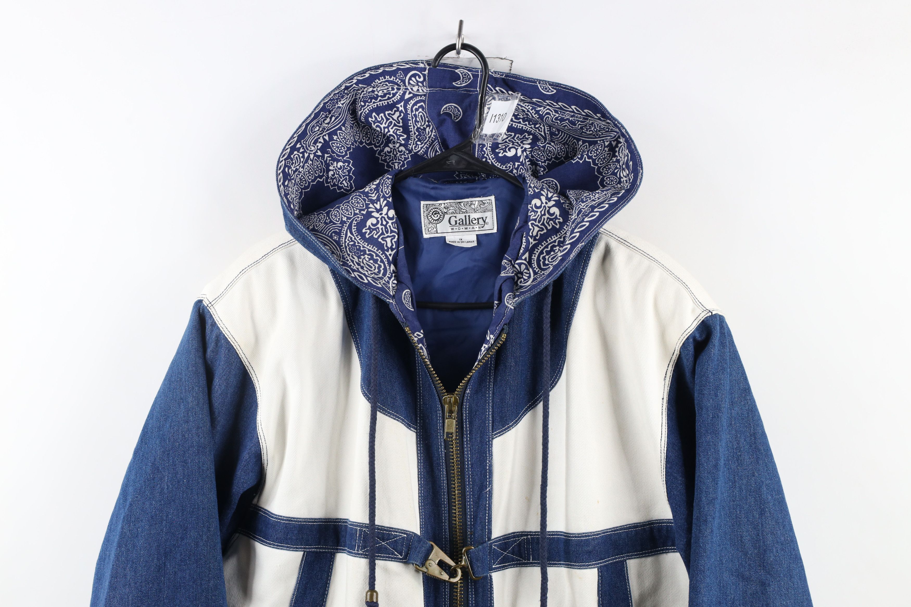 Vintage Vintage 90s Streetwear Toggle Hook Sailing Hooded Jacket Size XL / US 12-14 / IT 48-50 - 2 Thumbnail