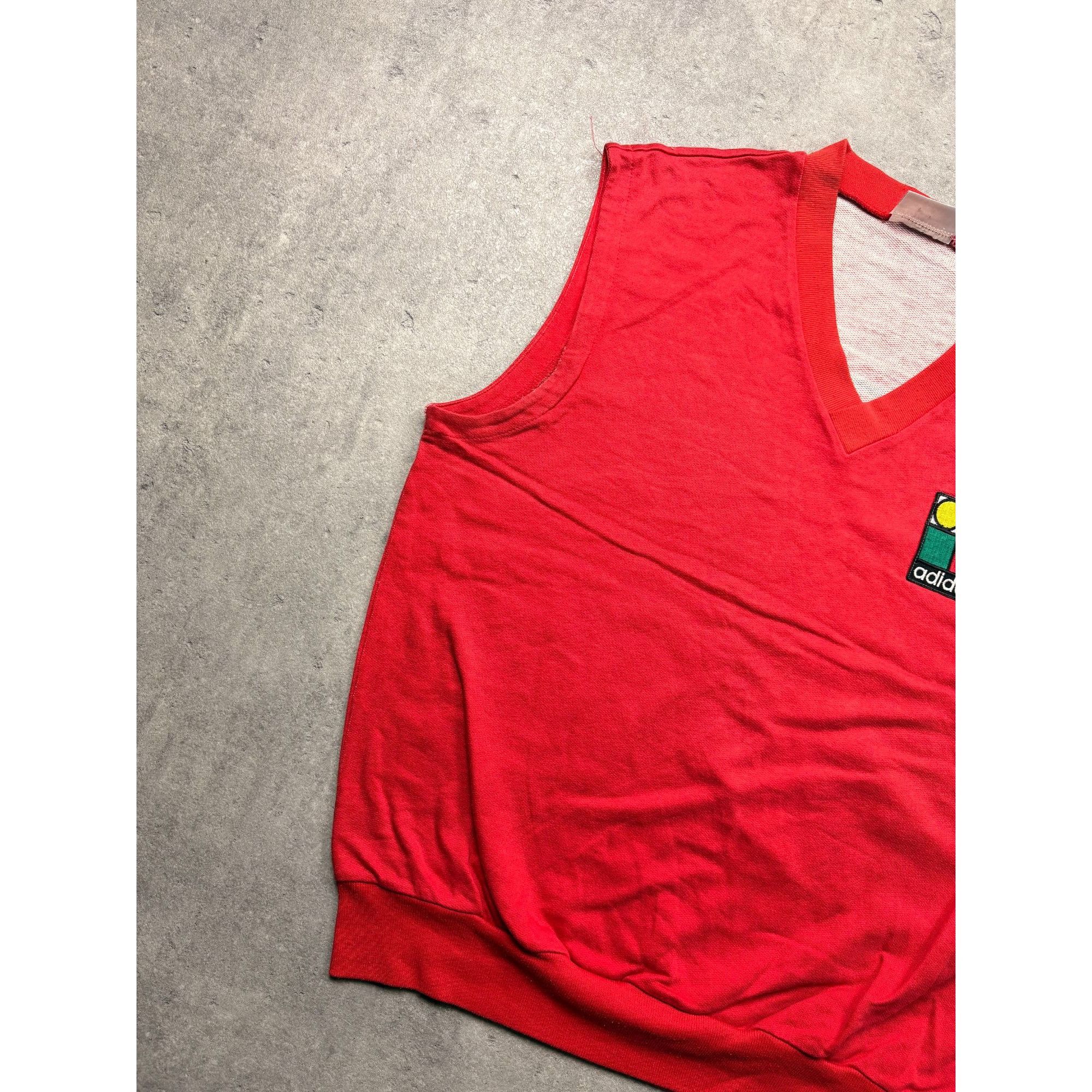 Adidas Rare Vintage Adidas 80er Trefoil Vest – Retro Geometric Art Size US M / EU 48-50 / 2 - 9 Thumbnail