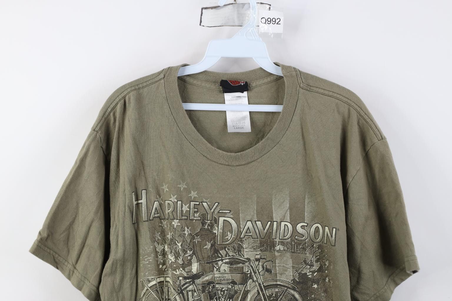 Harley Davidson Y2K Harley Davidson Military Geneva Switzerland T-Shirt USA Size US L / EU 52-54 / 3 - 2 Thumbnail