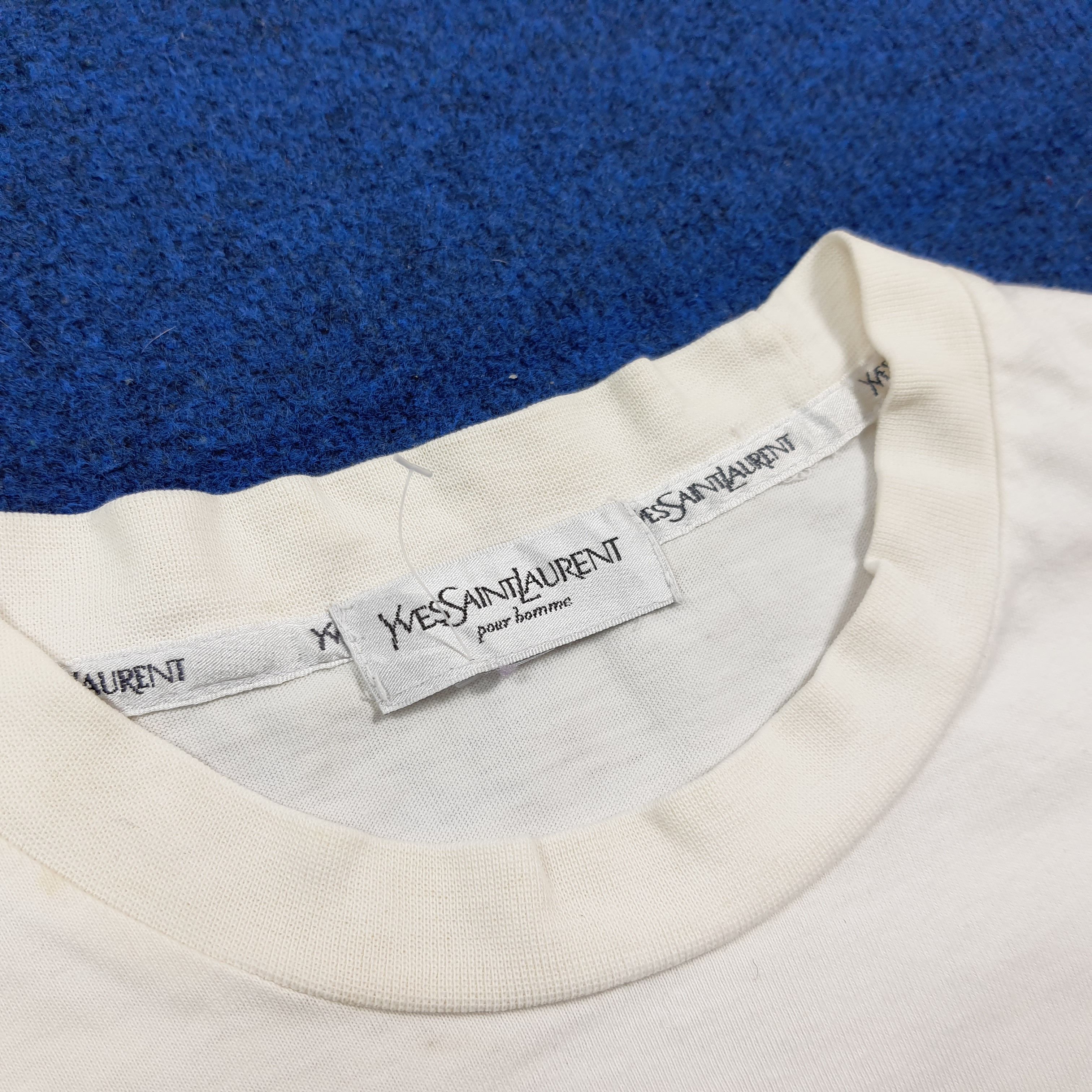 Yves Saint Laurent Vintage Yves Saint Laurent YSL Designer Tshirt C301N6 Size US M / EU 48-50 / 2 - 4 Thumbnail