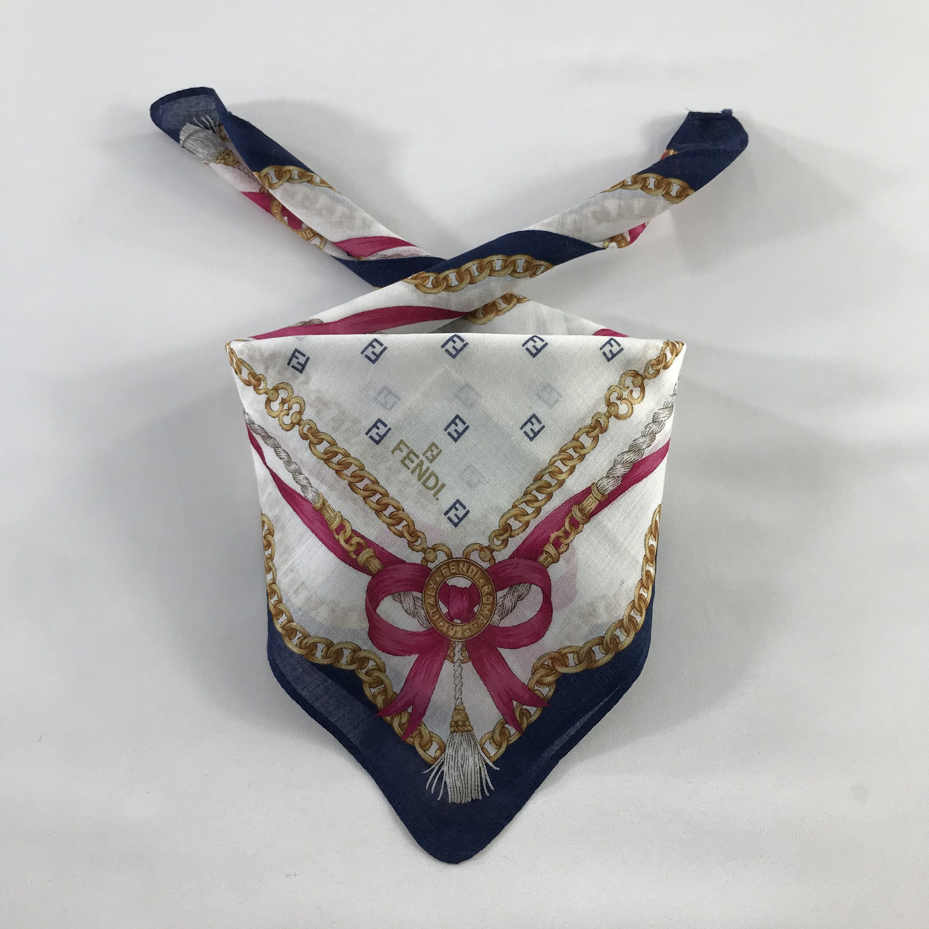 Vintage Vintage Fendi Bandana / Handkerchief / Neckerchief - S705 Size ONE SIZE - 3 Thumbnail