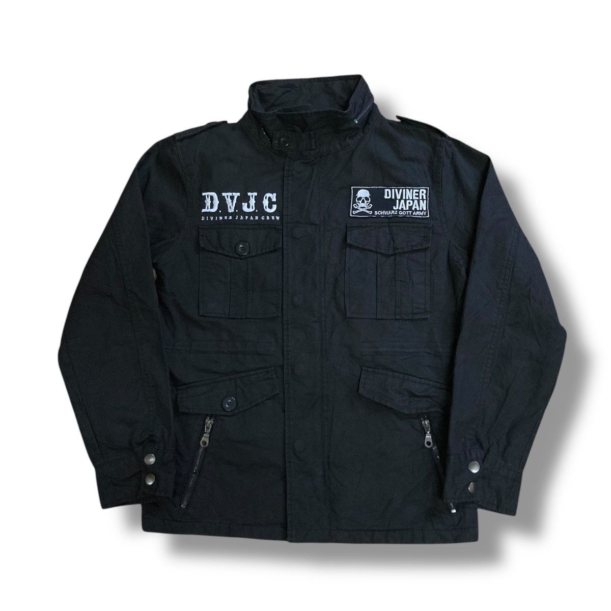 If Six Was Nine × Japanese Brand × Seditionaries 🇯🇵☠️ DIVINER JAPAN CREW SKULL PUNK GOTHIC MILITARY JACKET Size US M / EU 48-50 / 2 - 1 Thumbnail