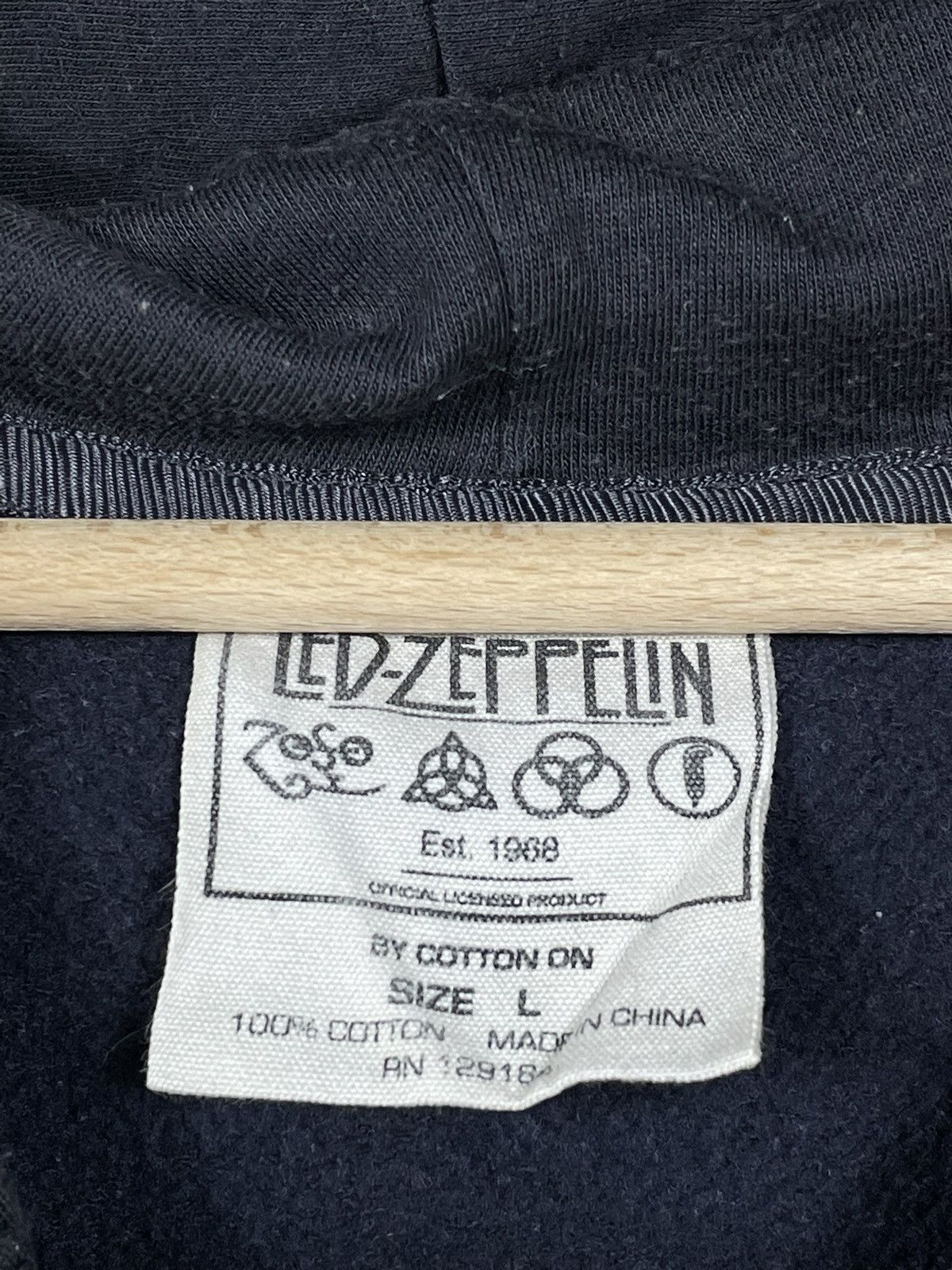 Band Tees × Led Zeppelin × Vintage Led Zeppelin Hoodie 2013 Tour Baggy Loose Rock Metal Size US M / EU 48-50 / 2 - 7 Thumbnail