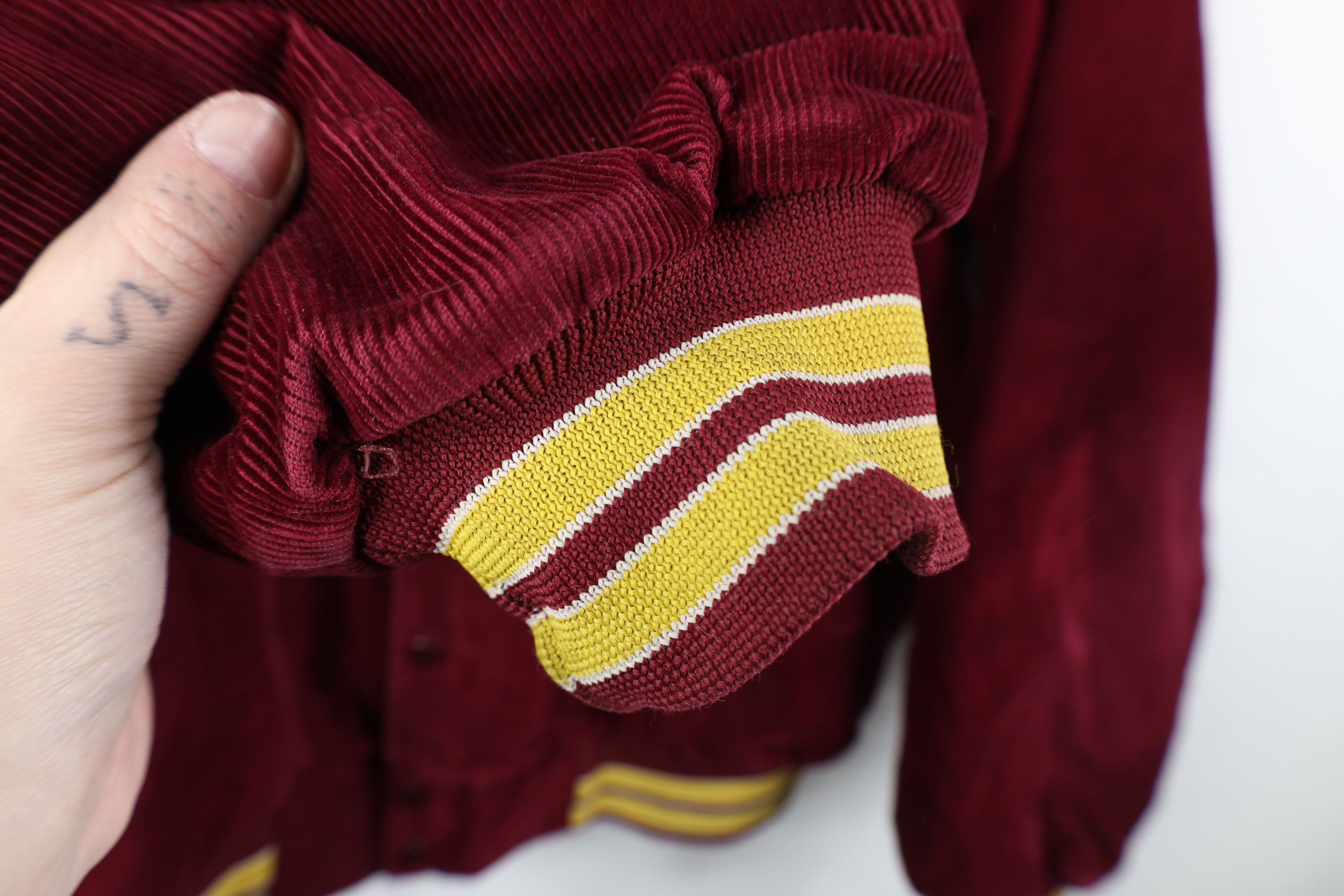 Vintage Vintage 80s 90s Powertrain Quilted Corduroy Bomber Jacket Size US XL / EU 56 / 4 - 8 Thumbnail