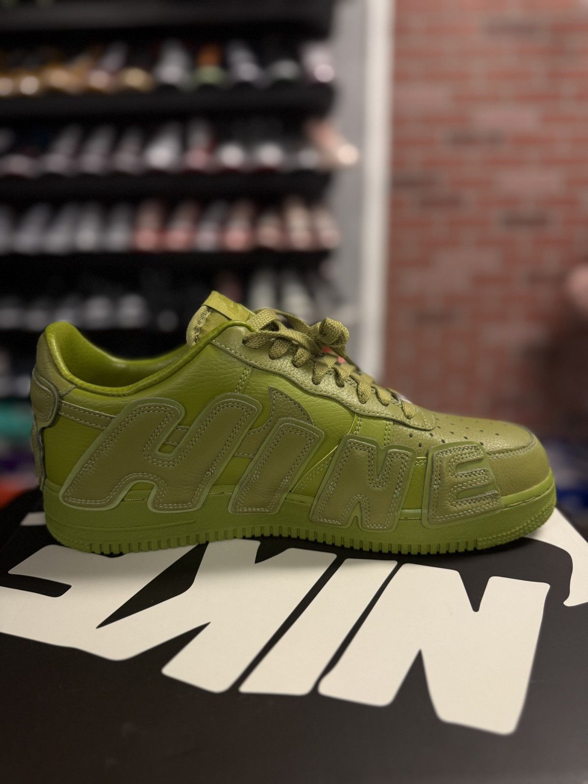 Cactus Plant Flea Market × Nike Nike Air Froce 1 CPFM Moss Size 11.5 Brand New Size US 11.5 / EU 44-45 - 8 Thumbnail