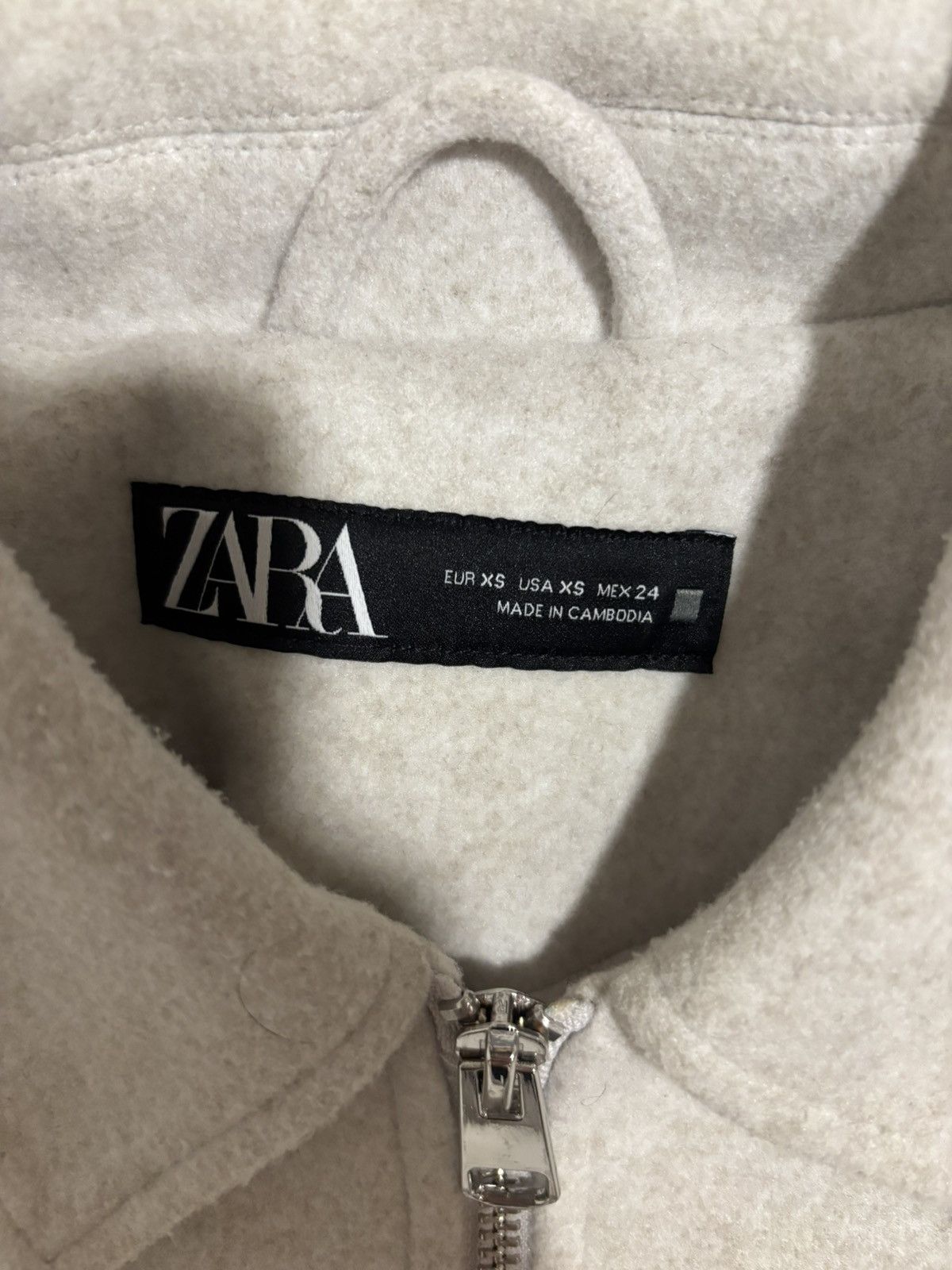 Zara Zara Khaki Coat Size XS / US 0-2 / IT 36-38 - 3 Thumbnail