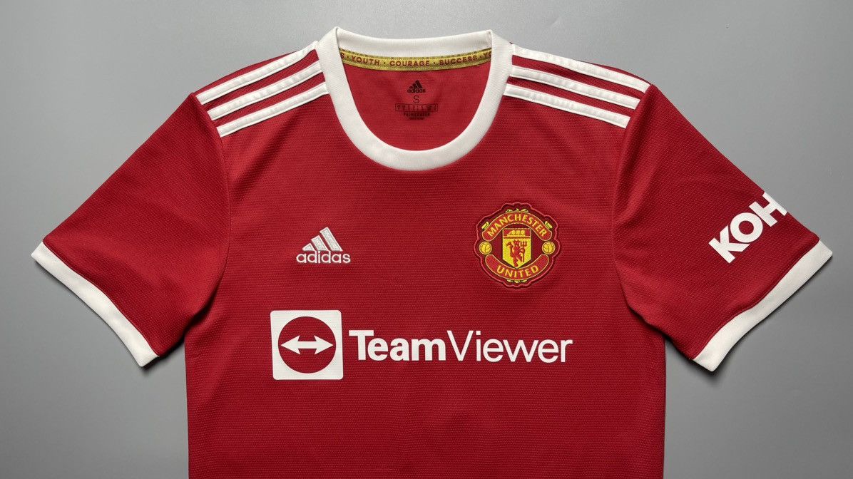 Adidas MAN UNITED ADIDAS 2021/2022 SOCCER HOME JERSEY #59 MAINOO Size US S / EU 44-46 / 1 - 3 Thumbnail