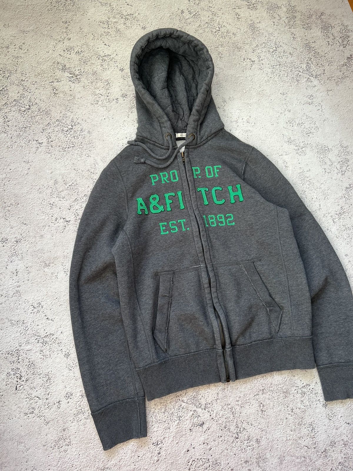 Abercrombie & Fitch × Vintage Vintage Abercrombie & Fitch If6Was9 Style Heavy Zip Hoodie Size US L / EU 52-54 / 3 - 5 Thumbnail