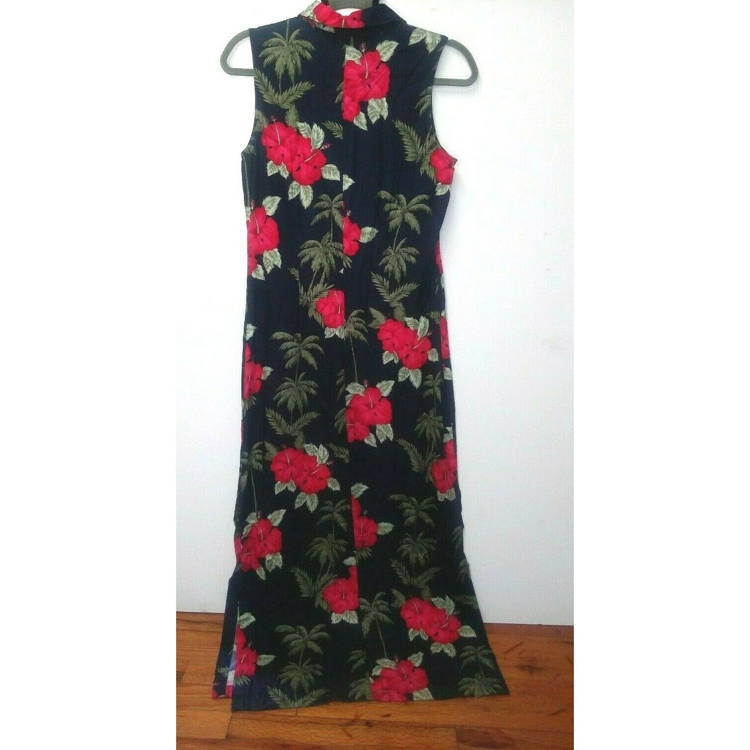 Caribbean Hawaiian Maxi Dress Women's Size S Floral Island Sleeveless Size S / US 4 / IT 40 - 6 Thumbnail