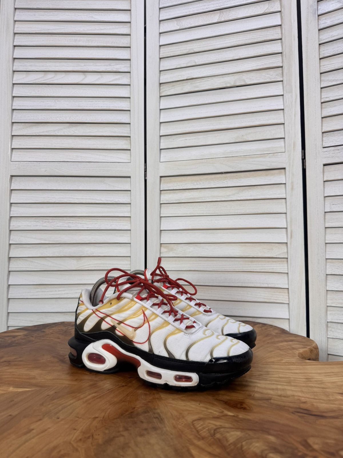 Nike Nike Air Max Plus TN White Red Gold Men’s Size 8.5 Size US 8.5 / EU 41-42 - 1 Thumbnail