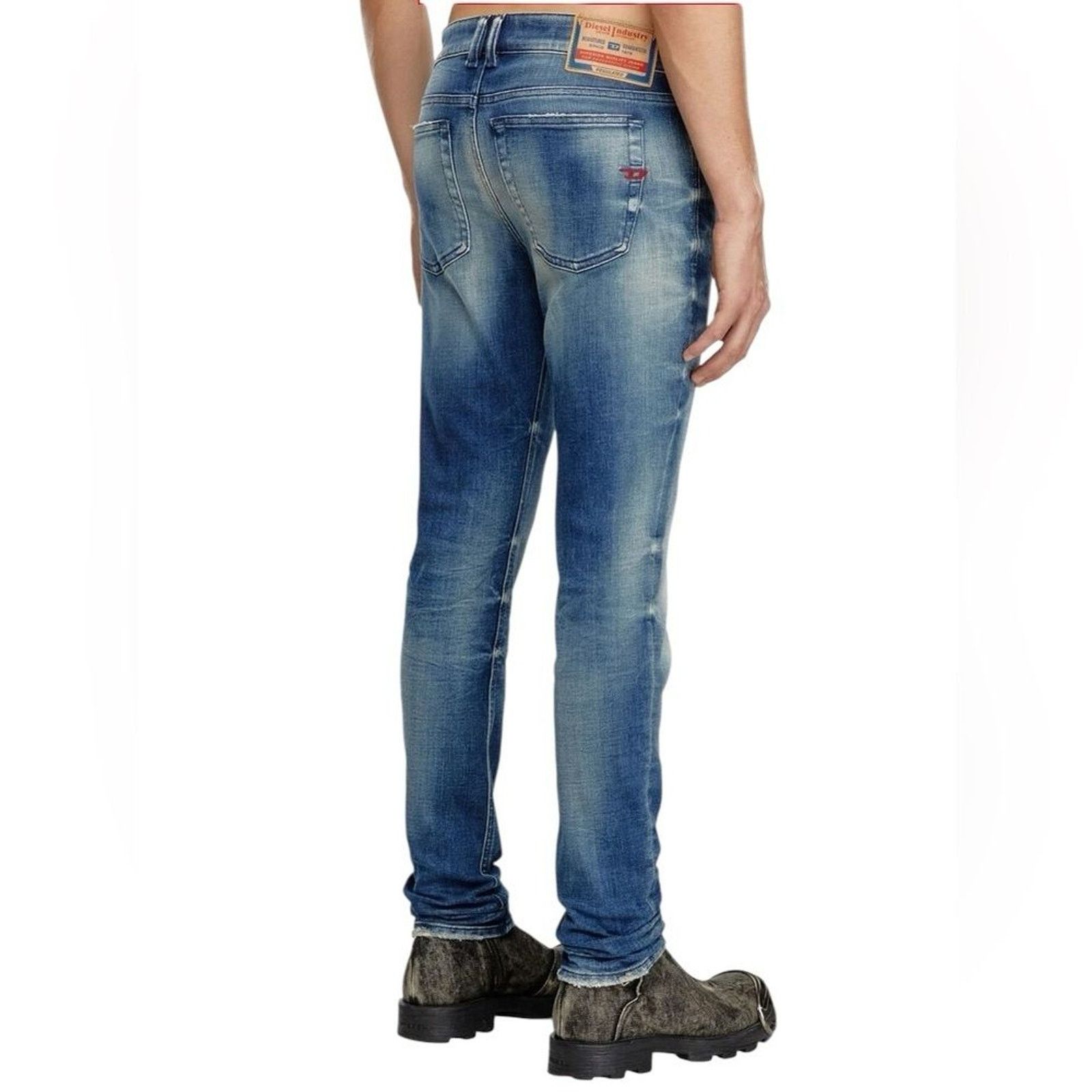 Diesel Diesel 1979 Sleenker Skinny Jeans Y2K Men's Low Rise Blue Size US 33 - 4 Thumbnail