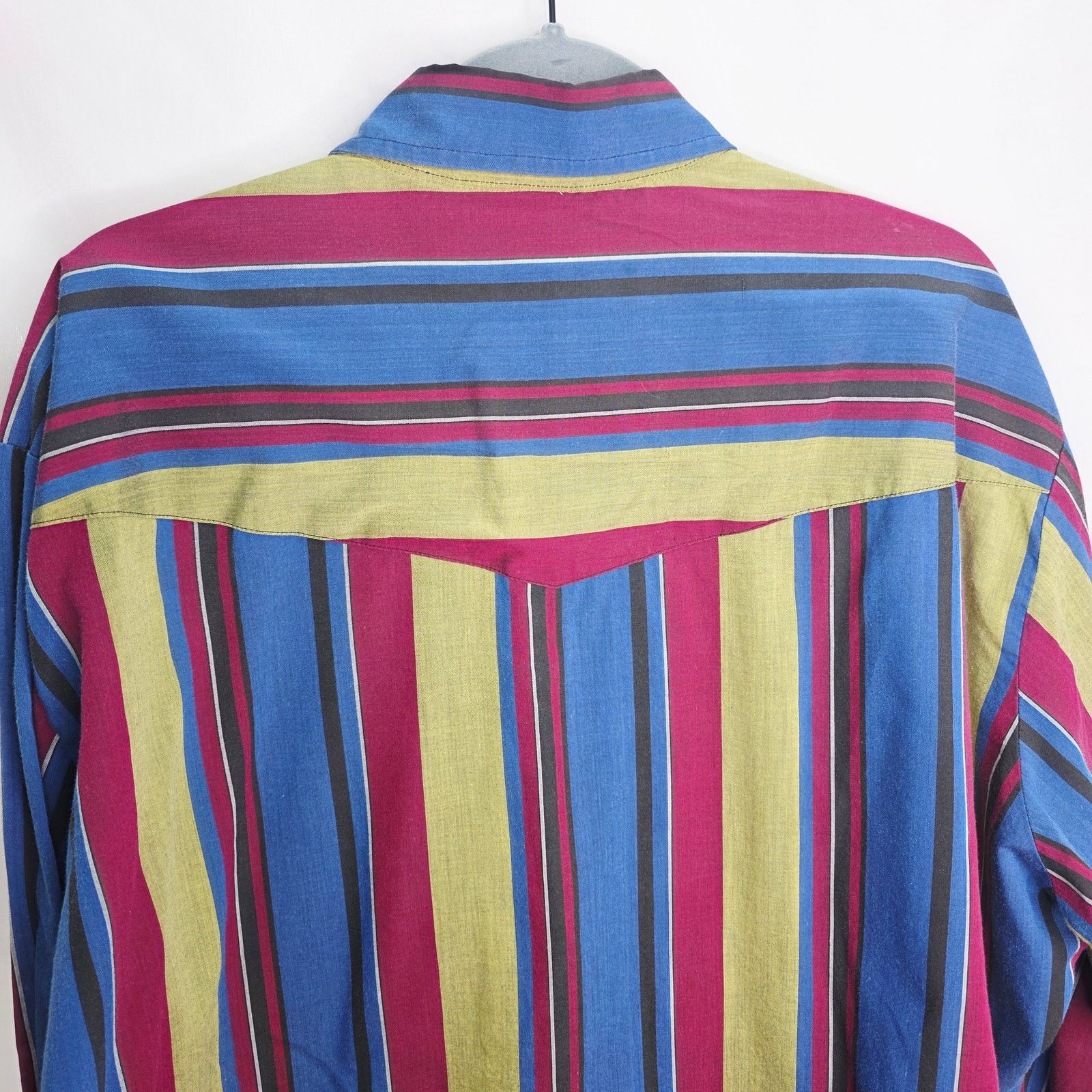 Other Vintage Ely Since 1878 Western Striped Button Front Shirt Size US XXL / EU 58 / 5 - 12 Thumbnail