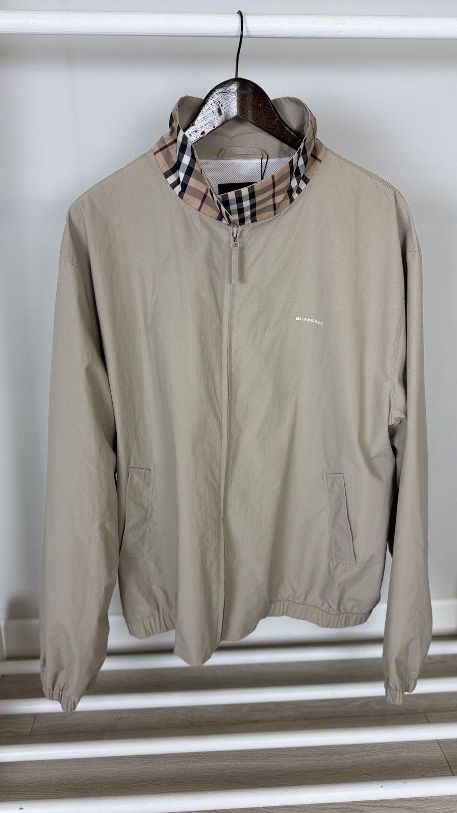 Burberry Burberry Nova Check Collar Light Jacket Size US XXL / EU 58 / 5 - 1 Thumbnail