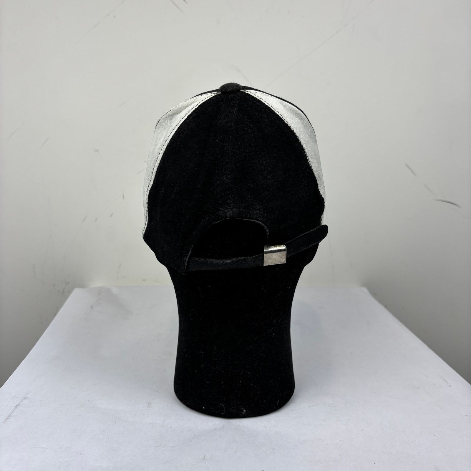 Vintage VTG Malcolm X Suede Leather Panel Baseball Adjustable Hat Size ONE SIZE - 4 Thumbnail