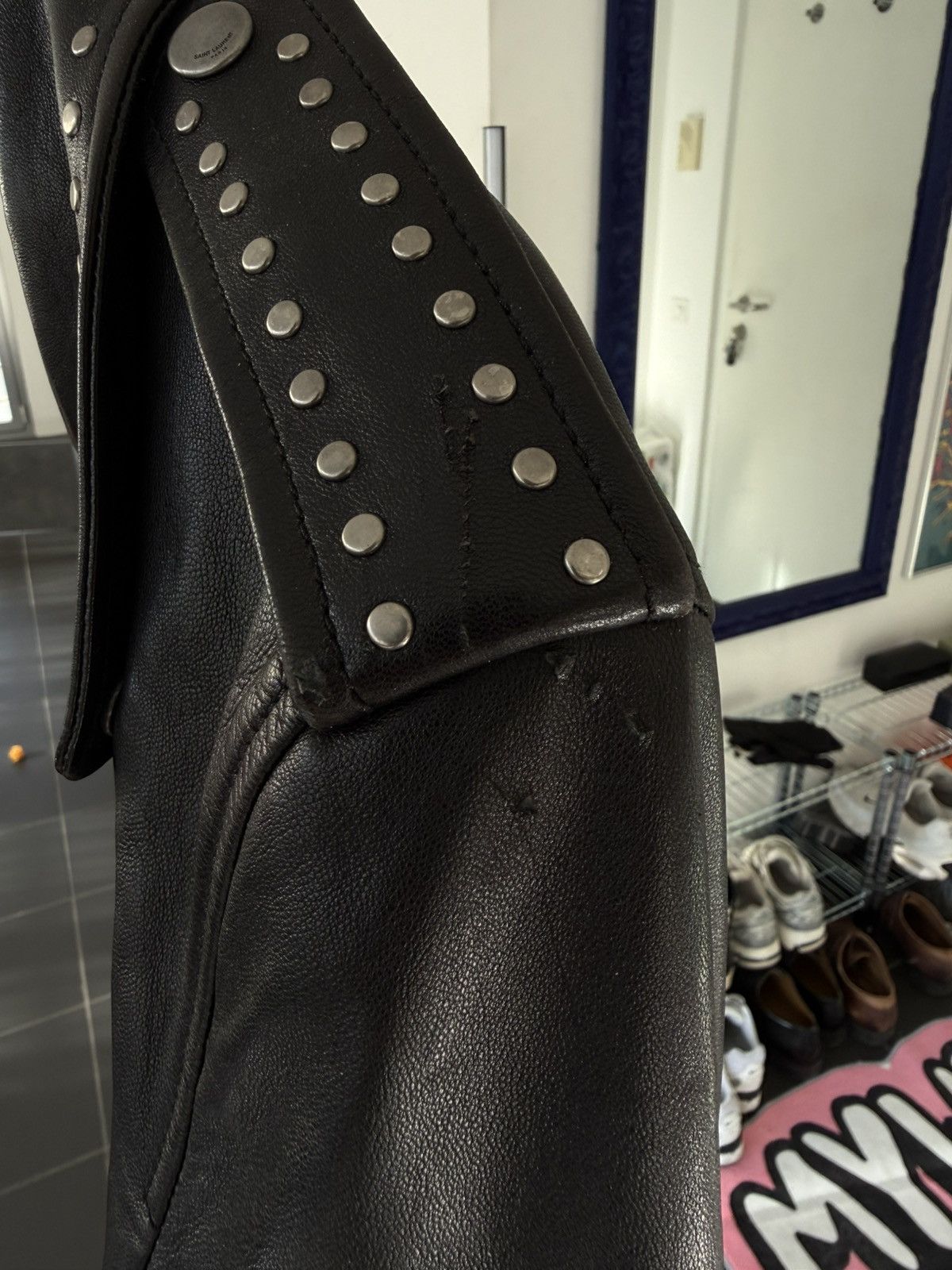 Saint Laurent Paris Saint Laurent Paris leather jacket Size US M / EU 48-50 / 2 - 9 Thumbnail