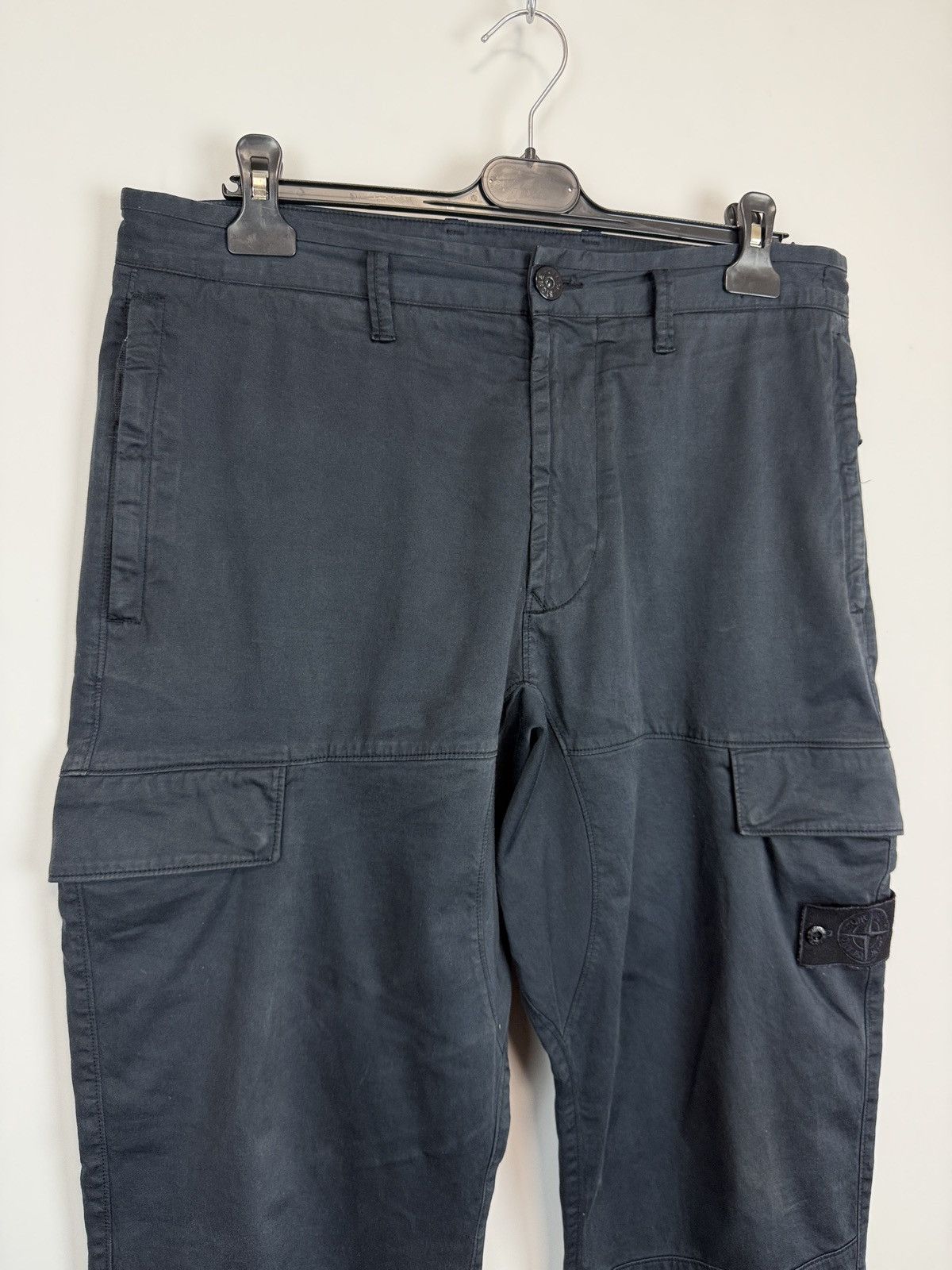 Stone Island Navy blue Stone Island cargo Ghost trousers Size US 33 - 3 Thumbnail