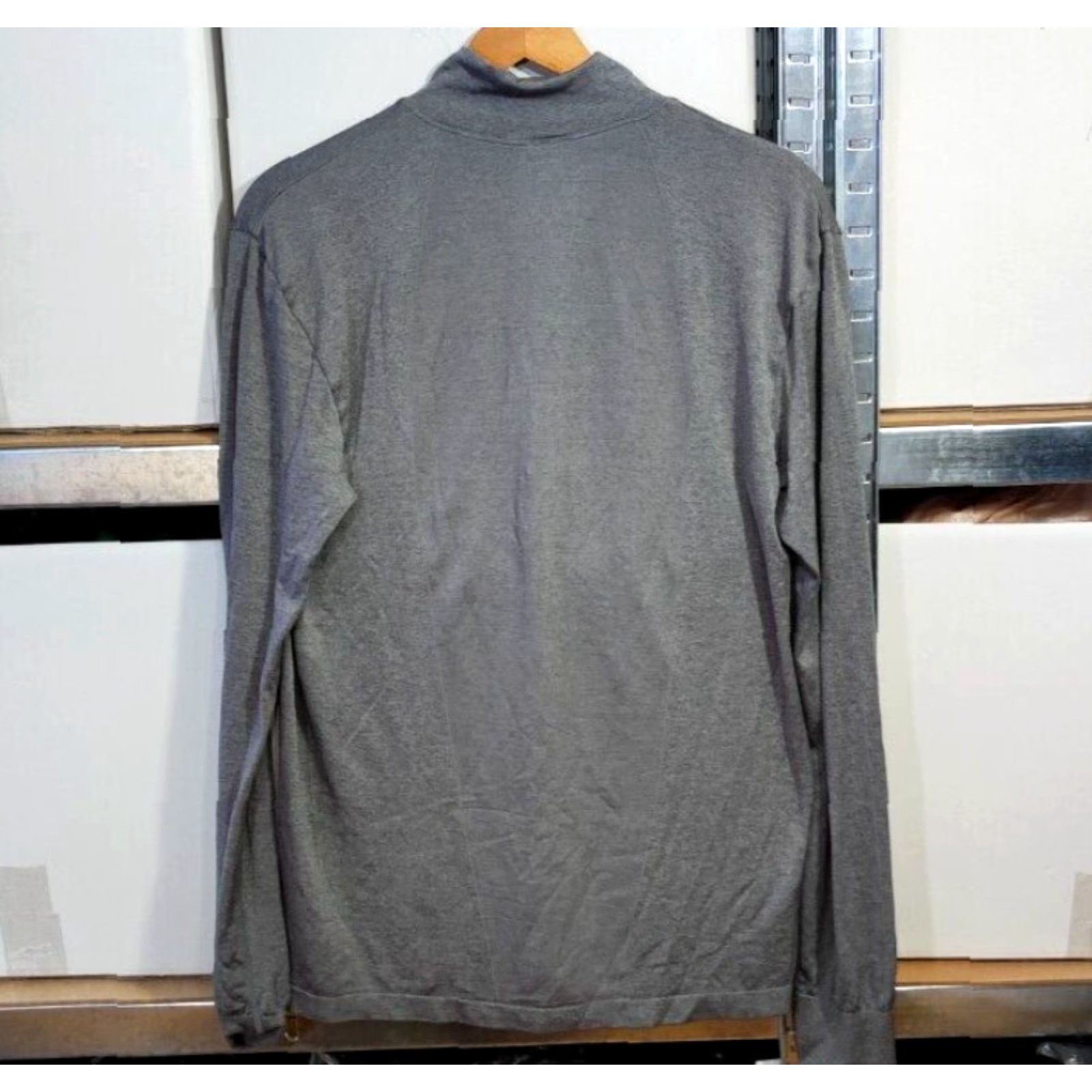 Layer 8 Bjorn Daehlie Mens Base Layer Shirt Large Outdoor Thermal 1/4 Zip Gray Size US L / EU 52-54 / 3 - 2 Thumbnail