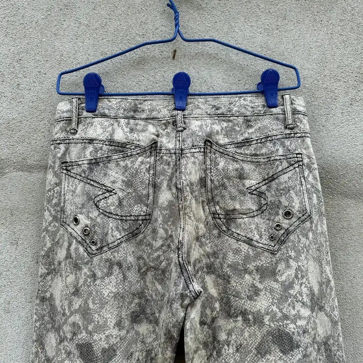 Seditionaries FLARES‼️SEMATIC DESIGN JEAN SNAKE SKIN TROUSERS BOOTCUT PANT Size US 30 / EU 46 - 13 Thumbnail