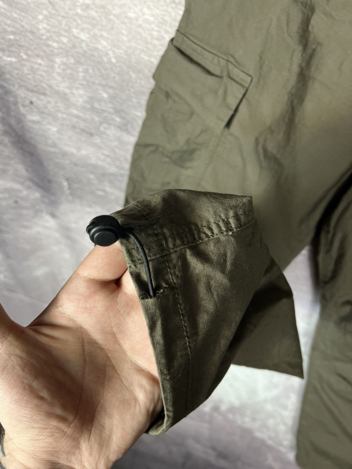 H&M Technical Khaki Cargo Pants Gorpcore/Military Style Y2K Size US 32 / EU 48 - 5 Thumbnail