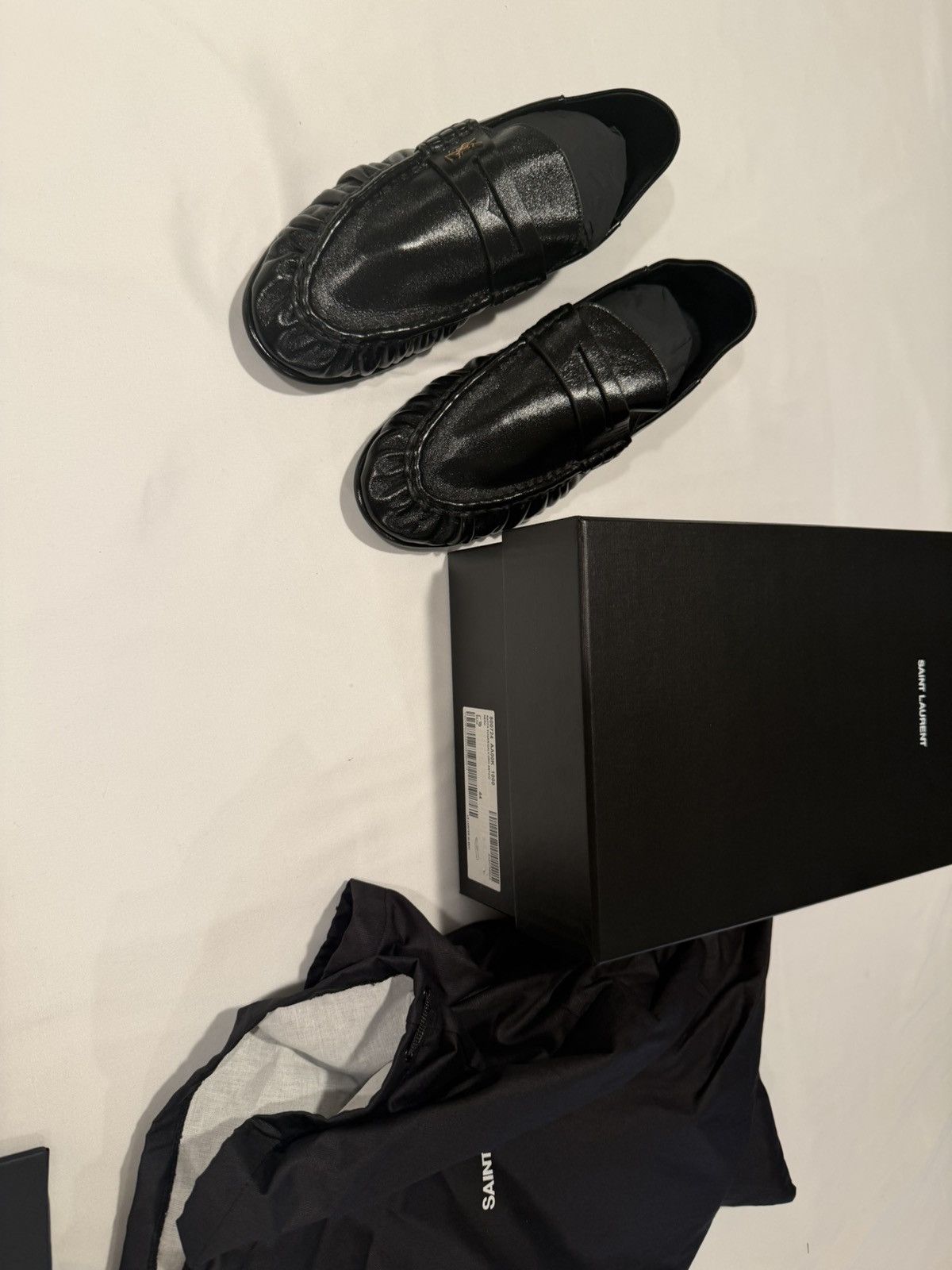 Saint Laurent Paris Saint Laurent mens penny loafers 44./11. Size US 11 / EU 44 - 2 Thumbnail
