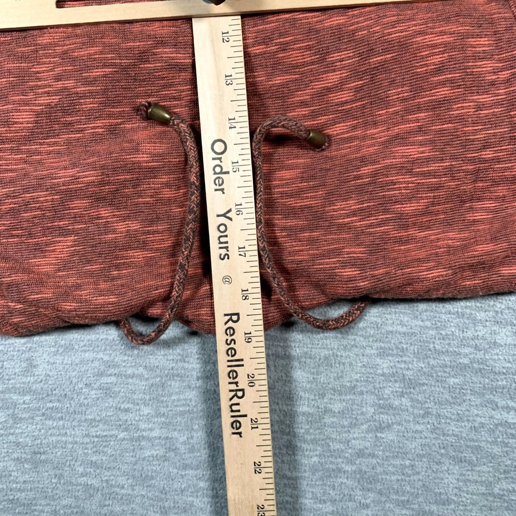 Free People Free People Hoodie Womens XS Rust Red Heathered Zip Up Drawstring Hem Pockets Size XS / US 0-2 / IT 36-38 - 7 Thumbnail