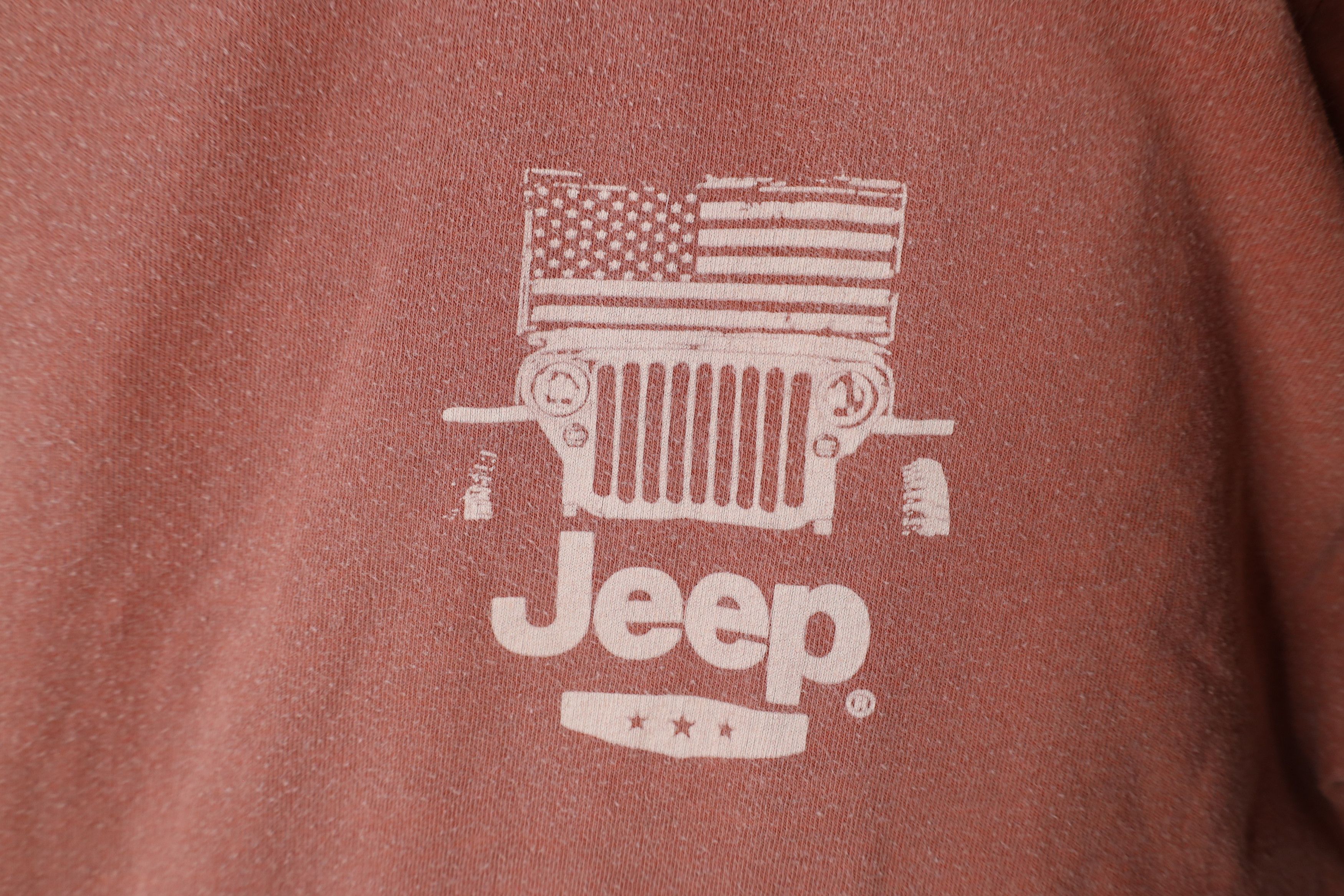 Vintage Vintage Jeep Motor Co Dye Stonewash Spell Out T-Shirt Cotton Size US M / EU 48-50 / 2 - 4 Thumbnail