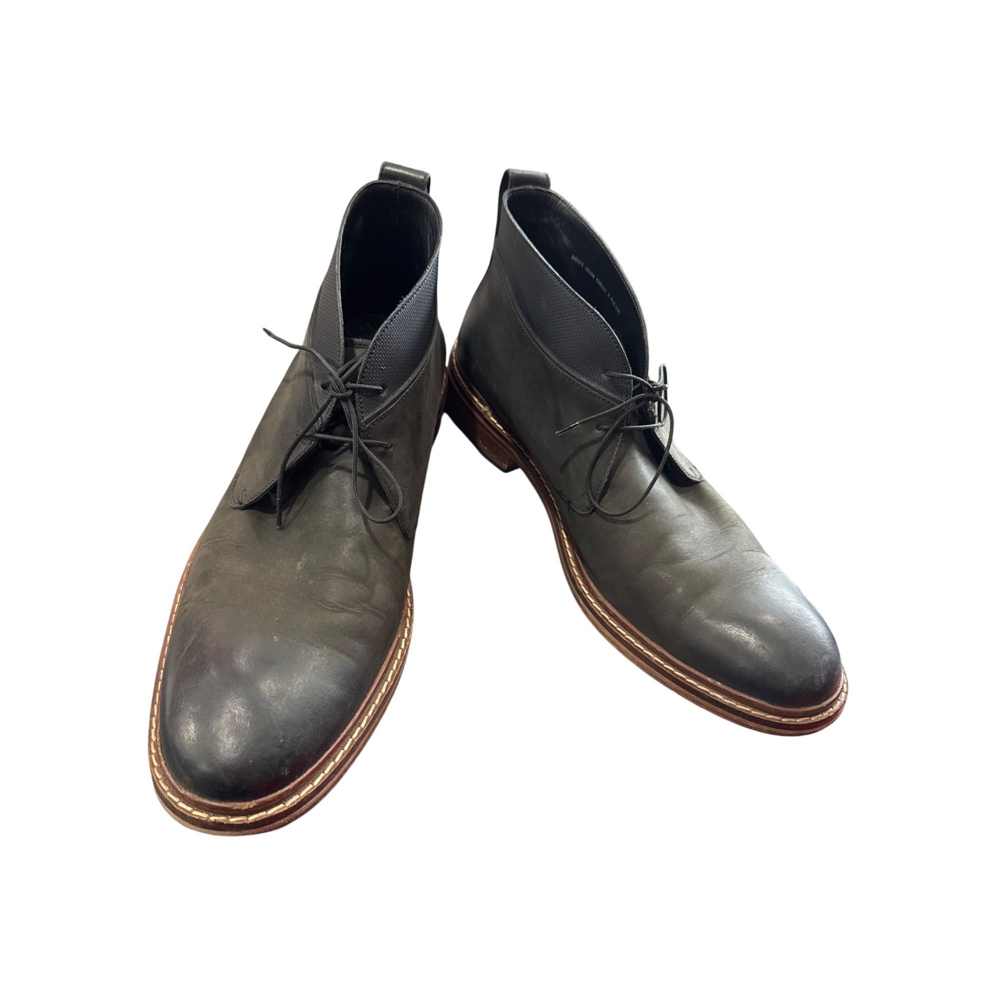 Cole Haan Cole Haan Mens Green Leather Chukka Boots Size 10.5M SKU8118 Size US 10.5 / EU 43-44 - 10 Thumbnail