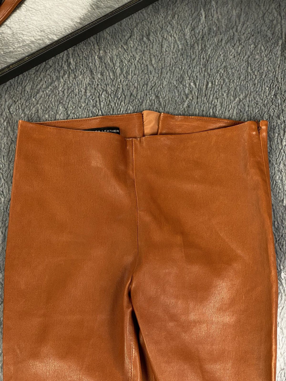 Balenciaga Balenciaga Leather Leggings Pants (Size 38) Size 27" / US 4 / IT 40 - 9 Thumbnail