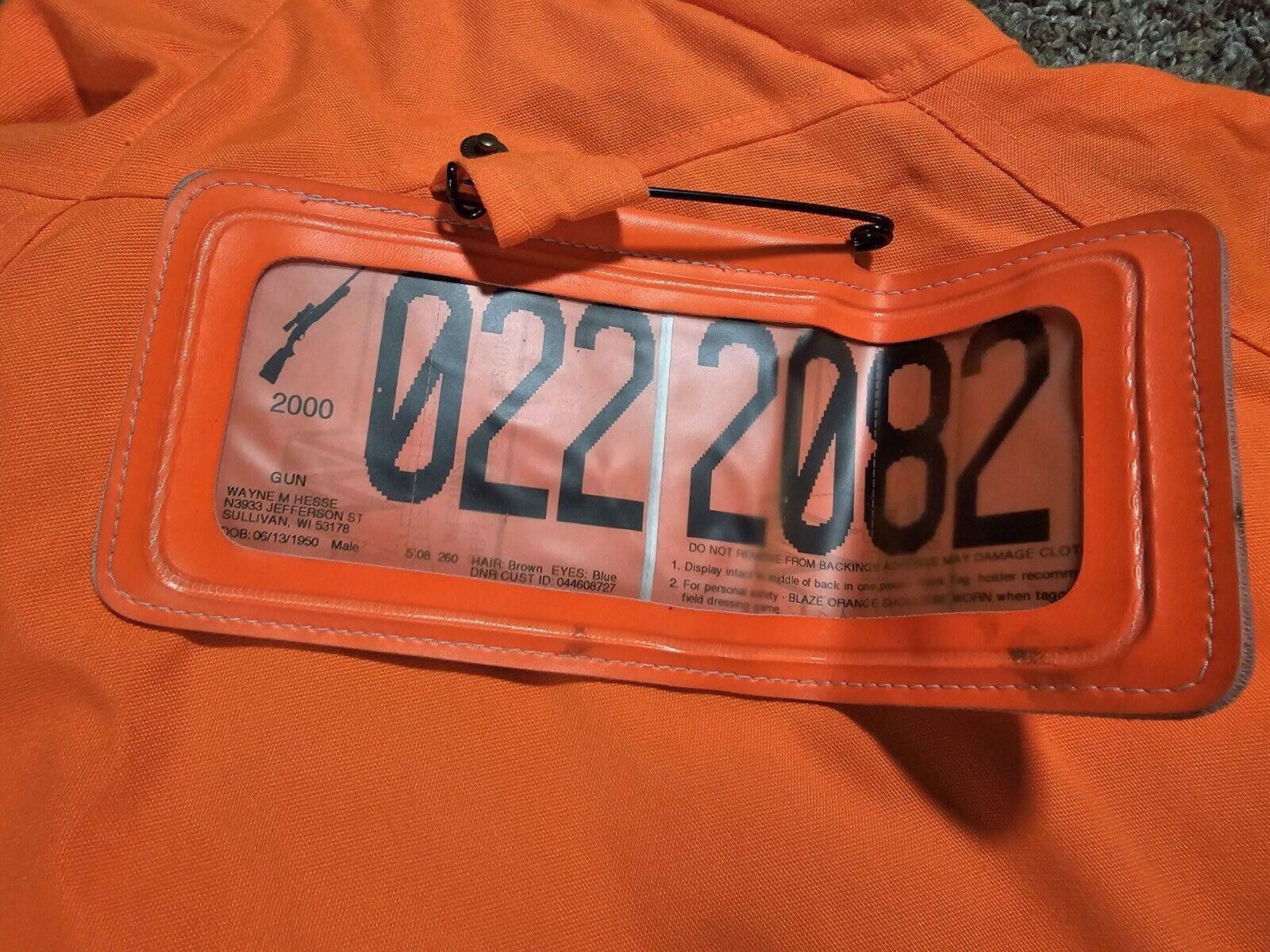 Designer Mount'n Prairie Hunting Jacket Mens 4XL Blaze Orange Vintage Size ONE SIZE - 10 Thumbnail